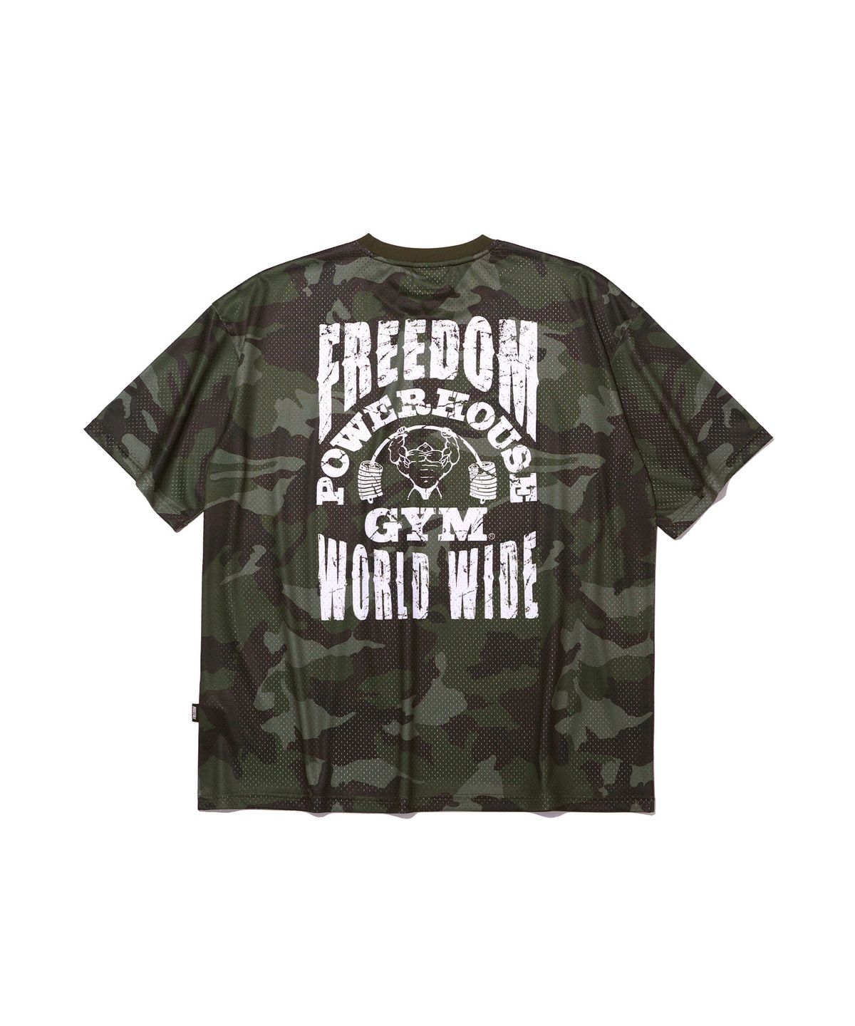 프리덤(FREEDOM) 파워하우스 메쉬 오버핏 티셔츠 (딥카모)
