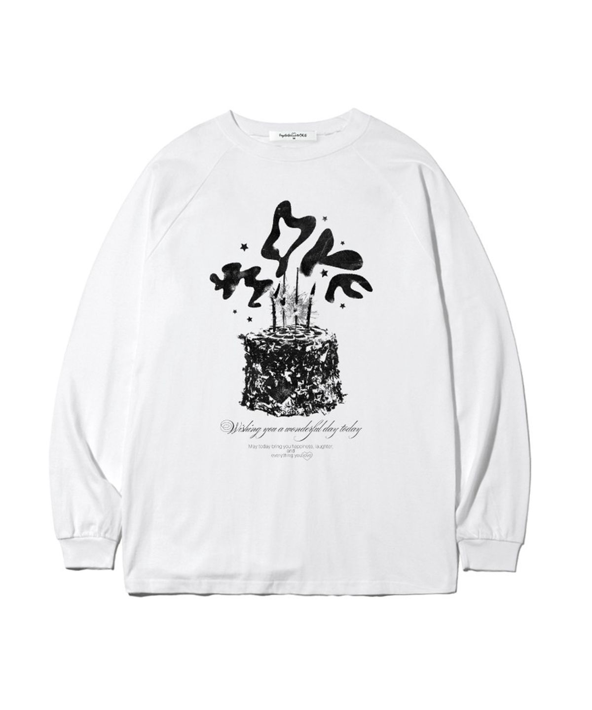 더모프하우스(THEMORFHOUSE) 위시 케이크 하우스 프린트 오버핏 롱슬리브 [4color]