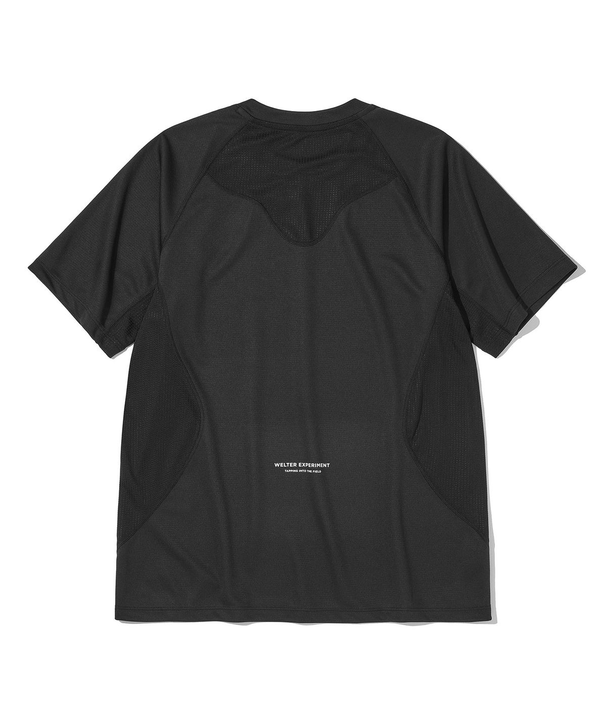 웰터 익스페리먼트(WELTER EXPERIMENT) HYDRAFUSE MESH T-SHIRT_BLACK