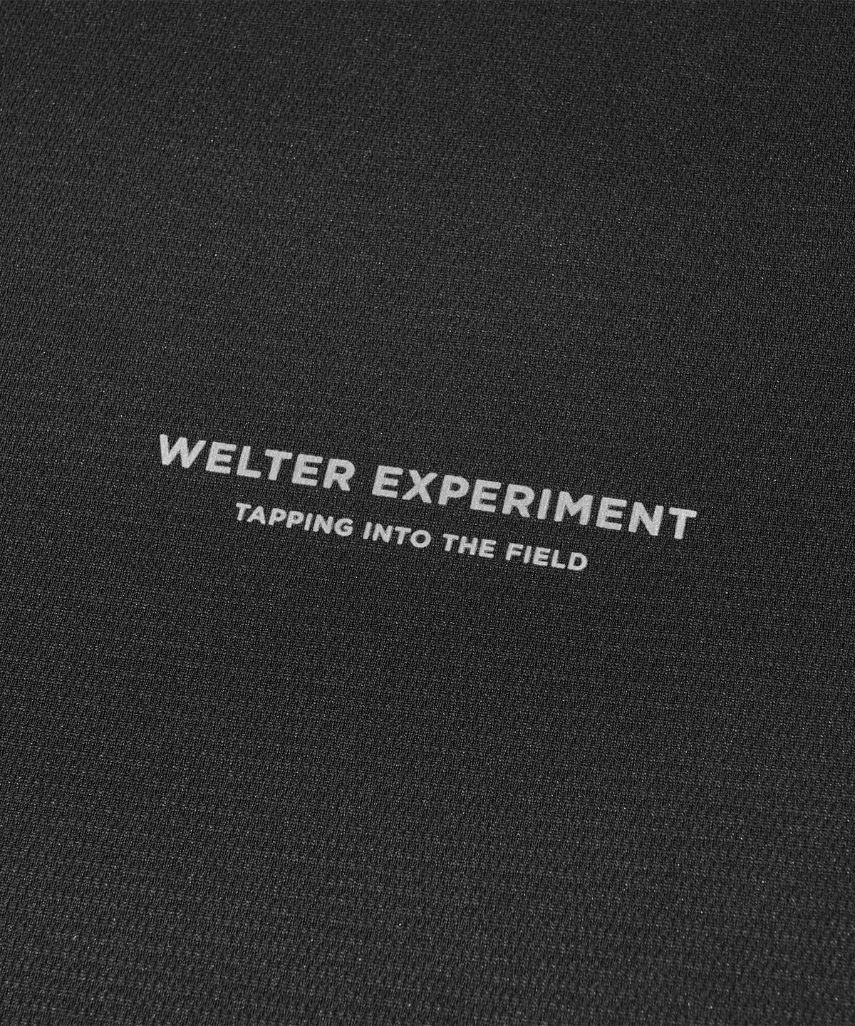 웰터 익스페리먼트(WELTER EXPERIMENT) HYDRAFUSE MESH T-SHIRT_BLACK