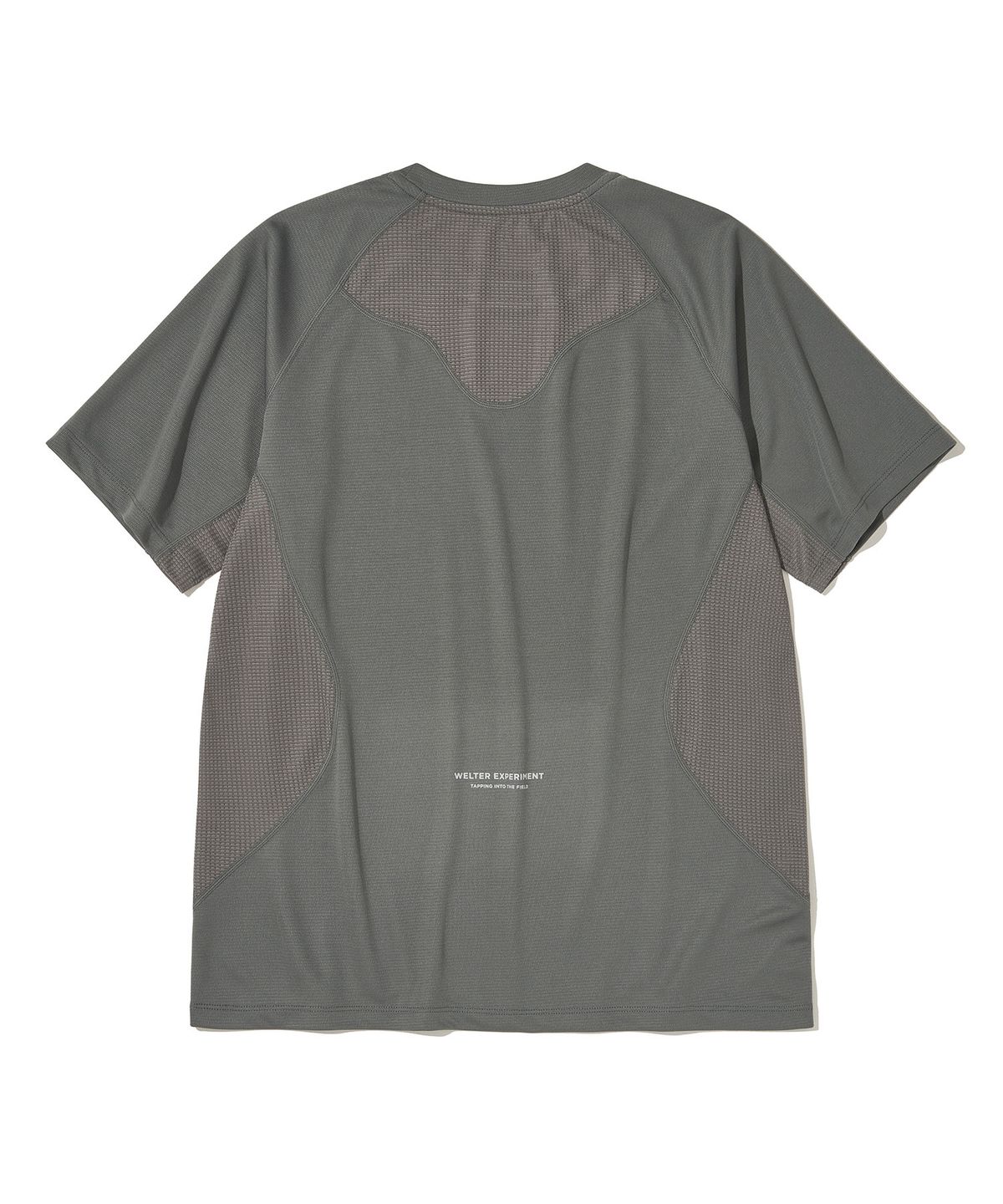 웰터 익스페리먼트(WELTER EXPERIMENT) HYDRAFUSE MESH T-SHIRT_GRAY