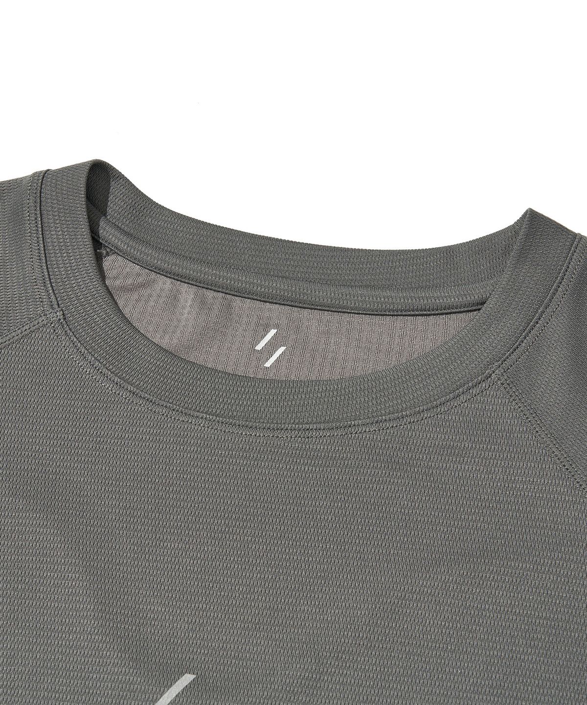 웰터 익스페리먼트(WELTER EXPERIMENT) HYDRAFUSE MESH T-SHIRT_GRAY