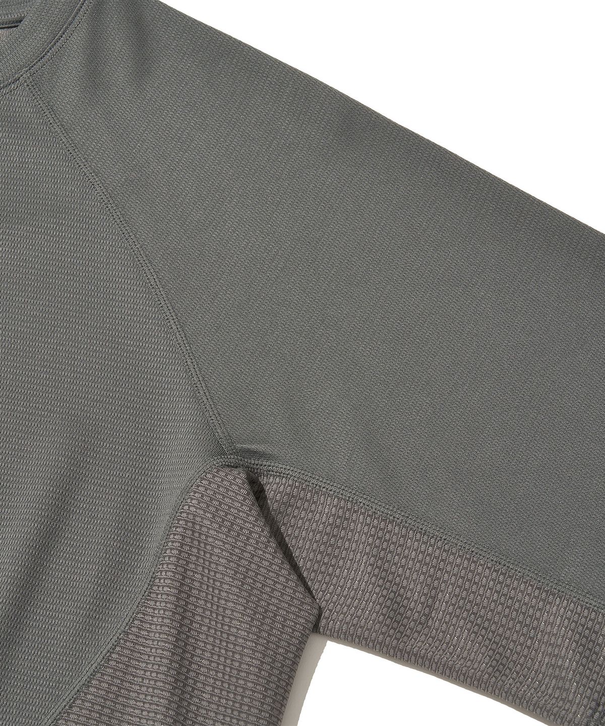 웰터 익스페리먼트(WELTER EXPERIMENT) HYDRAFUSE MESH T-SHIRT_GRAY