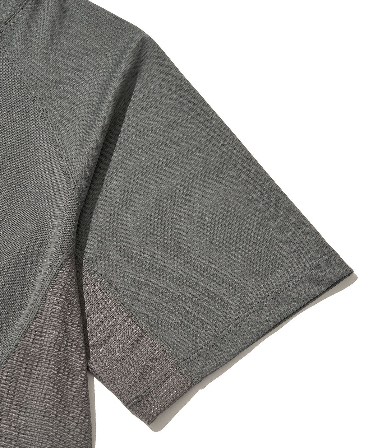 웰터 익스페리먼트(WELTER EXPERIMENT) HYDRAFUSE MESH T-SHIRT_GRAY