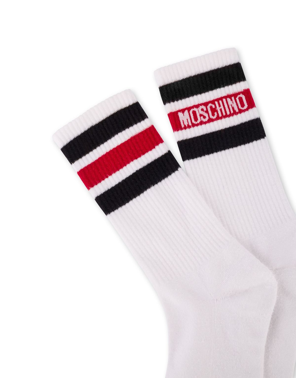 모스키노(MOSCHINO) 스트라이프 테리 양말