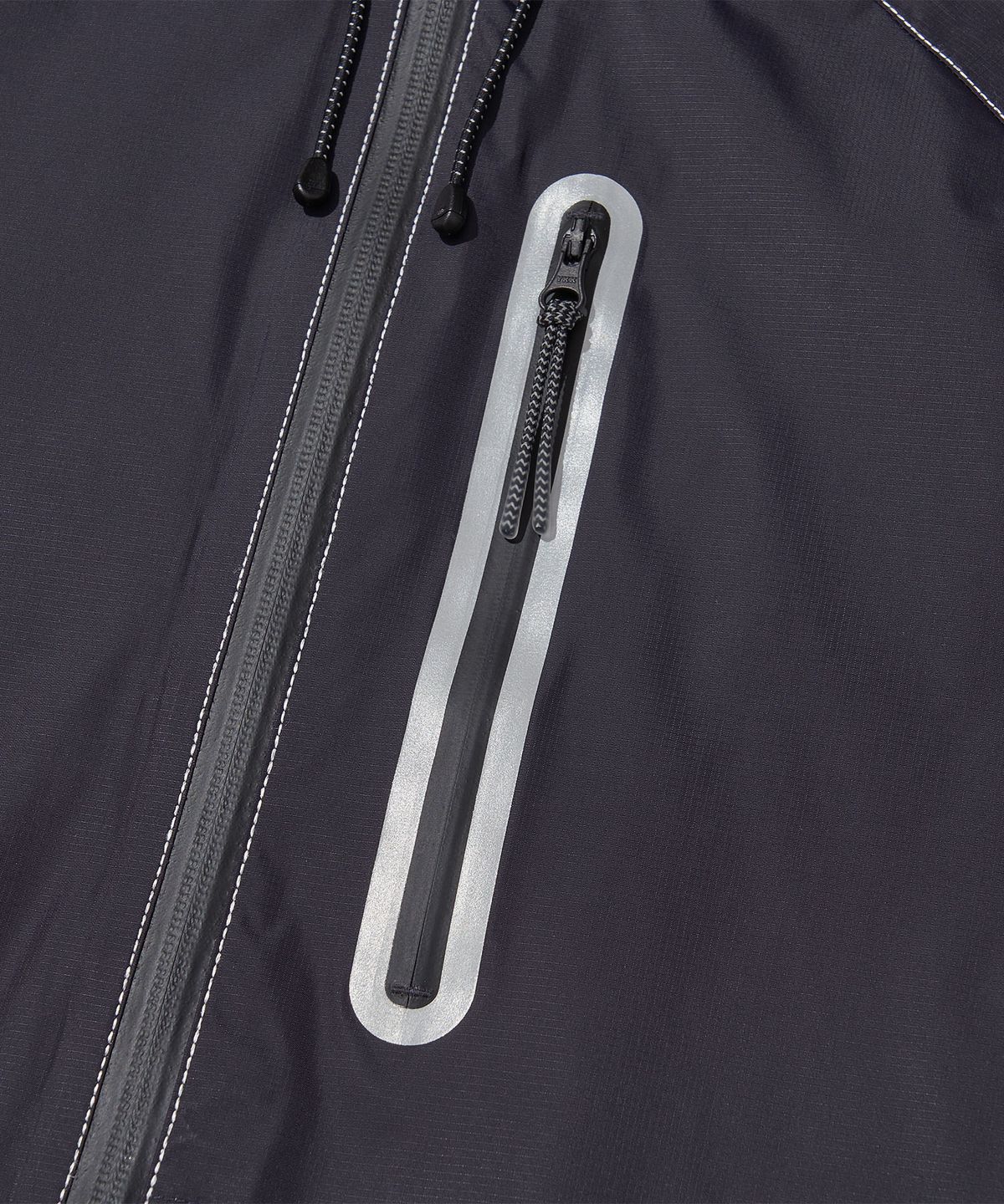 웰터 익스페리먼트(WELTER EXPERIMENT) HYDRAIR BALANCE PERTEX SHELL RAIN COAT_BLACK