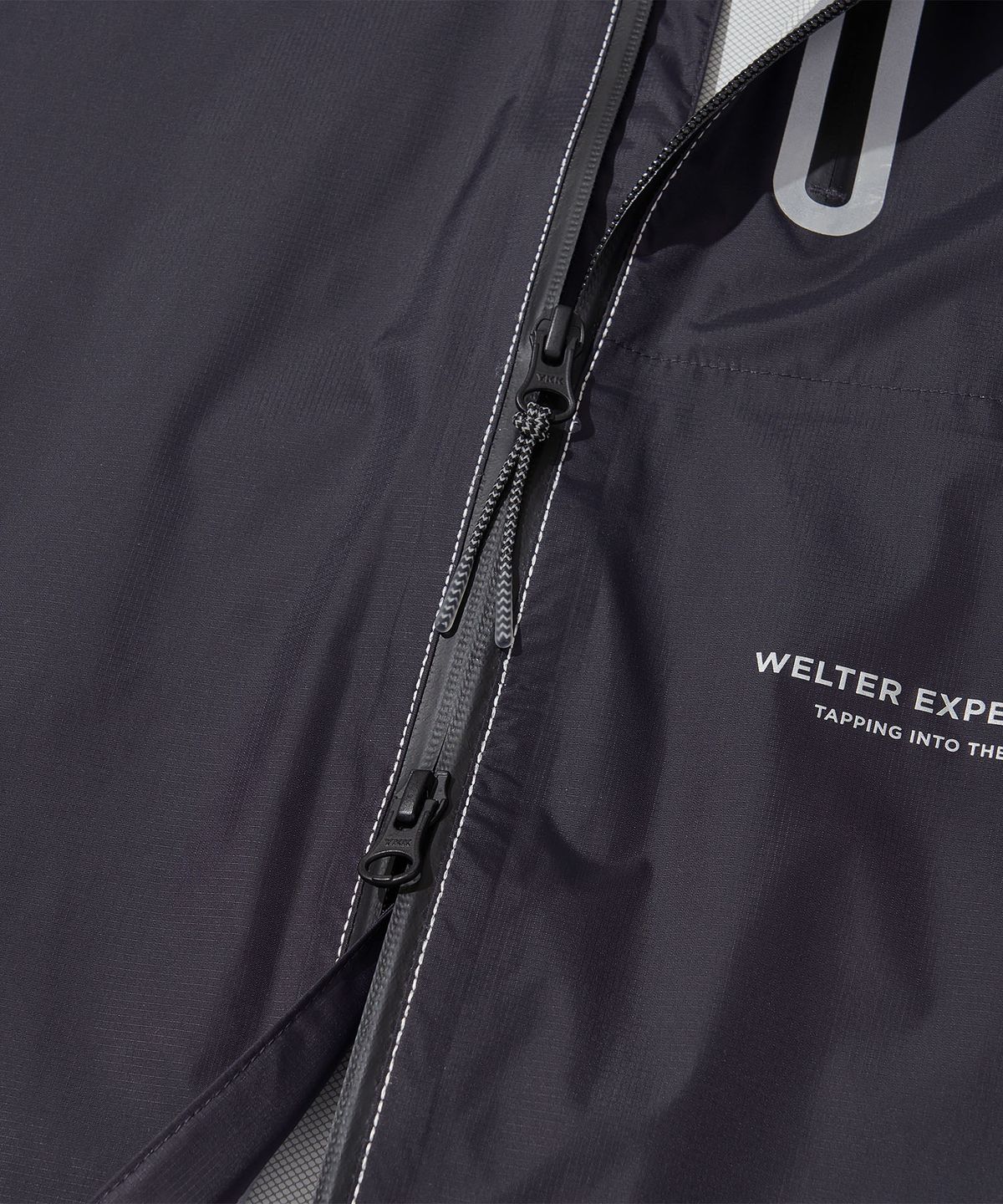 웰터 익스페리먼트(WELTER EXPERIMENT) HYDRAIR BALANCE PERTEX SHELL RAIN COAT_BLACK