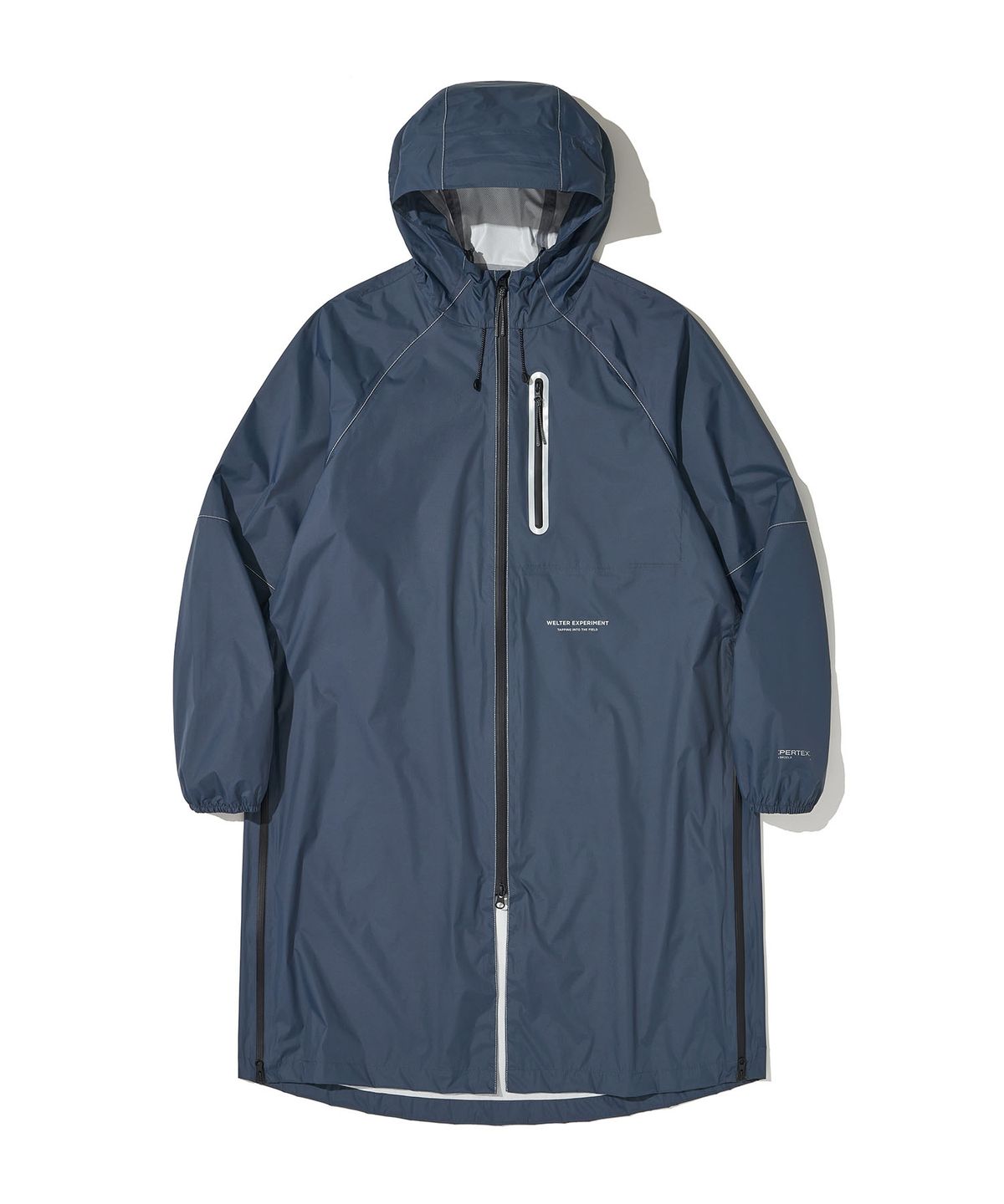 웰터 익스페리먼트(WELTER EXPERIMENT) HYDRAIR BALANCE PERTEX SHELL RAIN COAT_GRAYISH BLUE