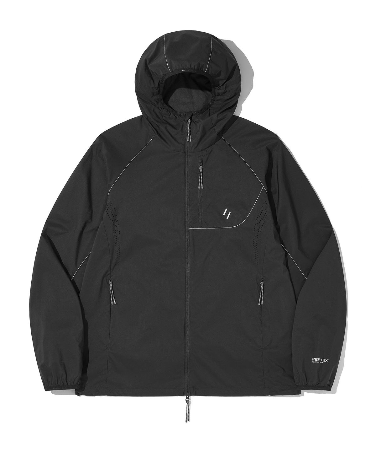 웰터 익스페리먼트(WELTER EXPERIMENT) AIRBACK PERTEX LIGHT WINDBREAKER JACKET_BLACK