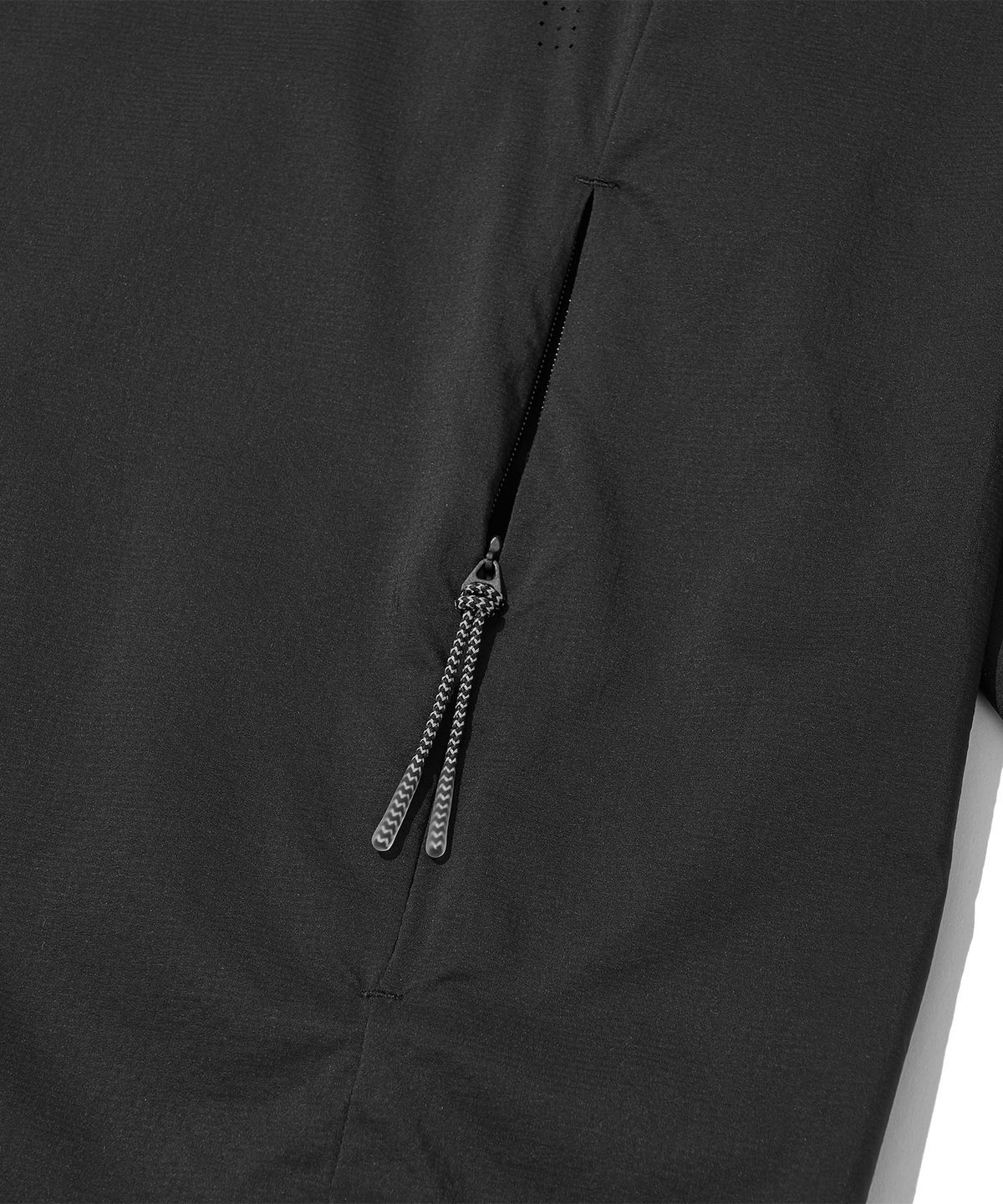 웰터 익스페리먼트(WELTER EXPERIMENT) AIRBACK PERTEX LIGHT WINDBREAKER JACKET_BLACK