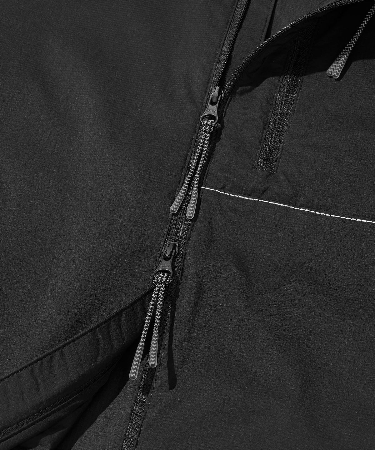 웰터 익스페리먼트(WELTER EXPERIMENT) AIRBACK PERTEX LIGHT WINDBREAKER JACKET_BLACK