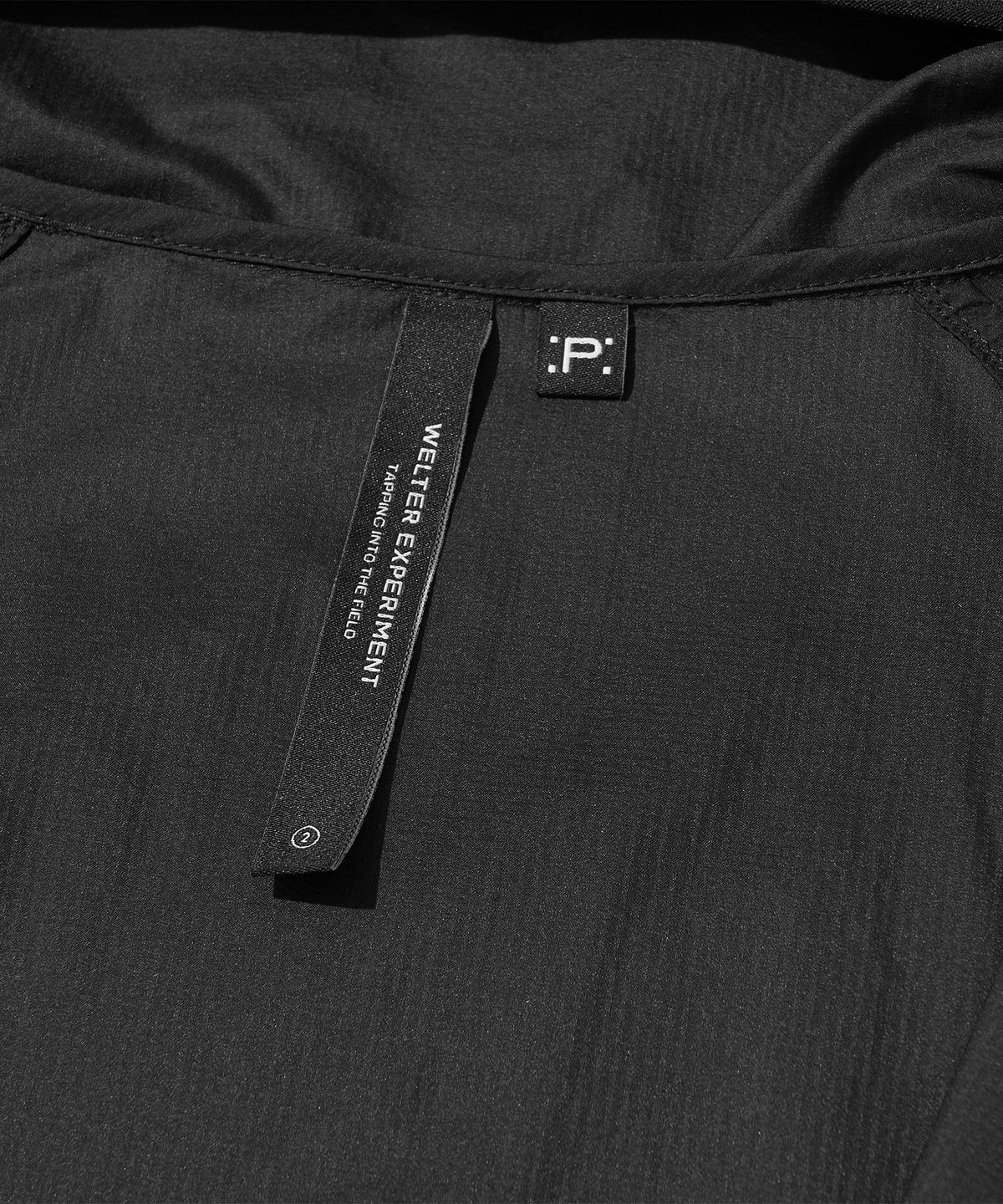 웰터 익스페리먼트(WELTER EXPERIMENT) AIRBACK PERTEX LIGHT WINDBREAKER JACKET_BLACK