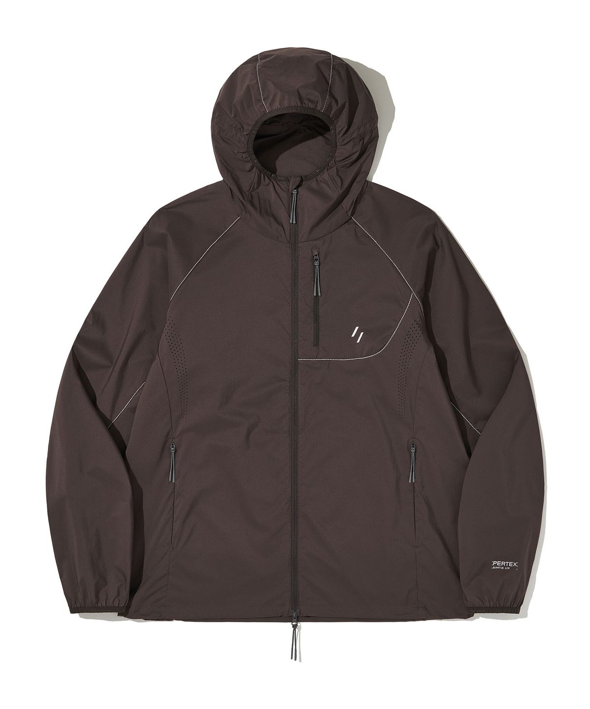 웰터 익스페리먼트(WELTER EXPERIMENT) AIRBACK PERTEX LIGHT WINDBREAKER JACKET_BROWN