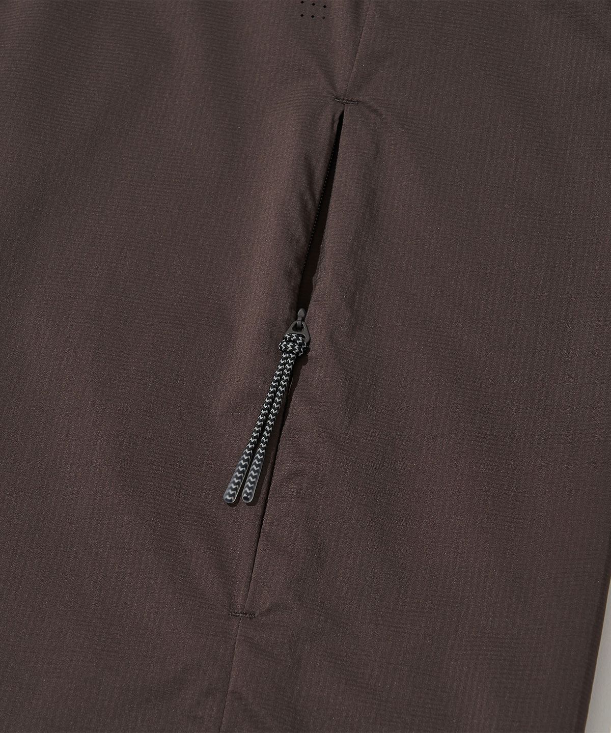 웰터 익스페리먼트(WELTER EXPERIMENT) AIRBACK PERTEX LIGHT WINDBREAKER JACKET_BROWN