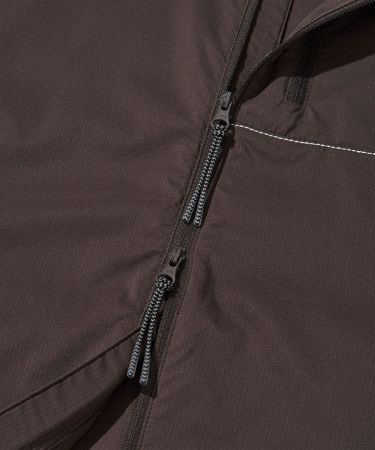 웰터 익스페리먼트(WELTER EXPERIMENT) AIRBACK PERTEX LIGHT WINDBREAKER JACKET_BROWN