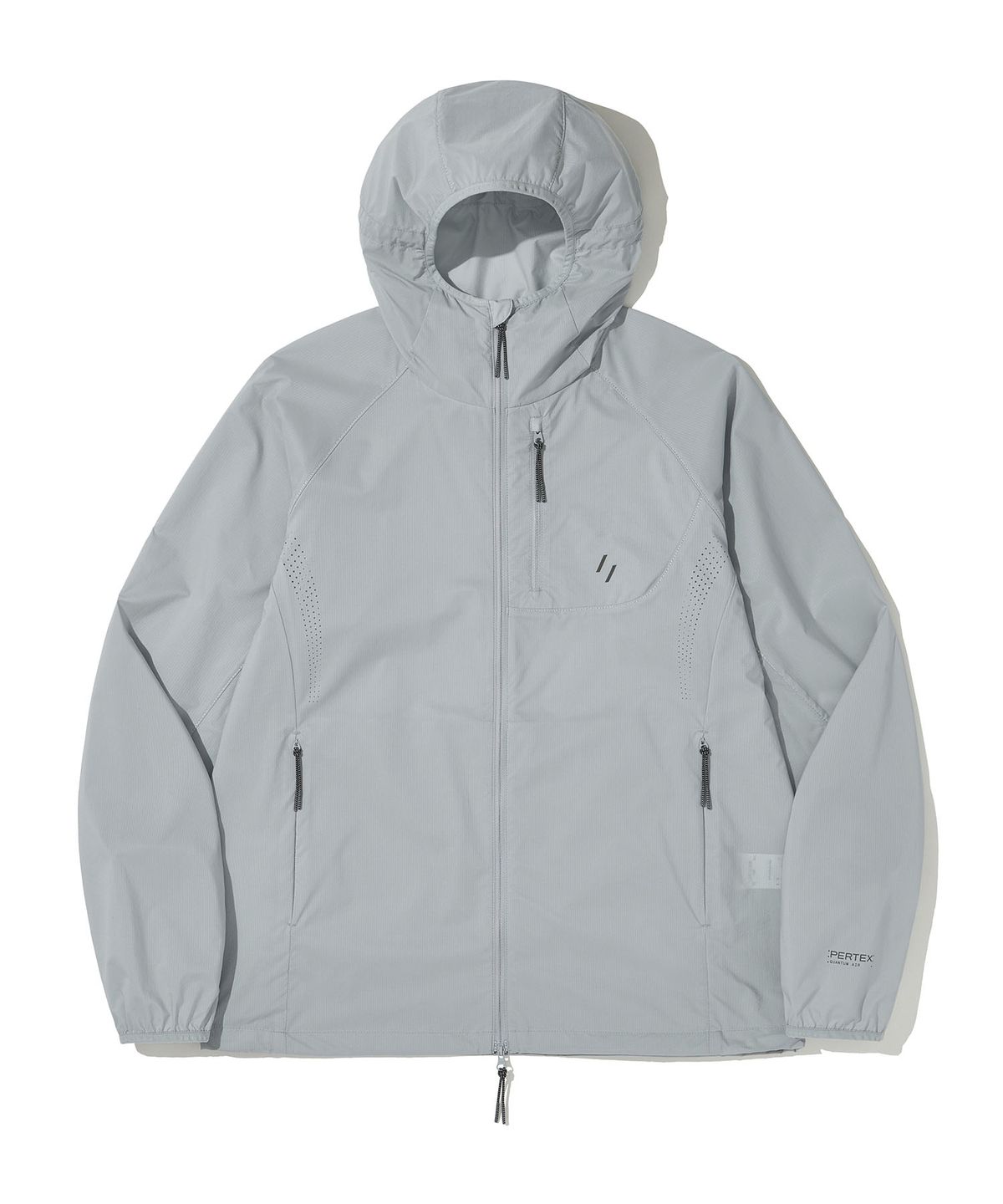 웰터 익스페리먼트(WELTER EXPERIMENT) AIRBACK PERTEX LIGHT WINDBREAKER JACKET_LIGHT GRAY