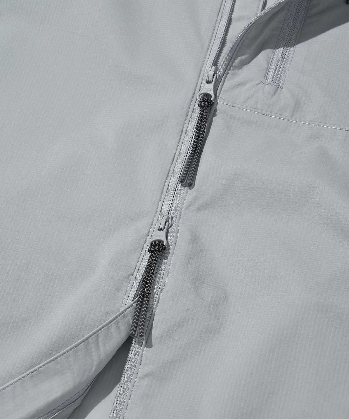 웰터 익스페리먼트(WELTER EXPERIMENT) AIRBACK PERTEX LIGHT WINDBREAKER JACKET_LIGHT GRAY