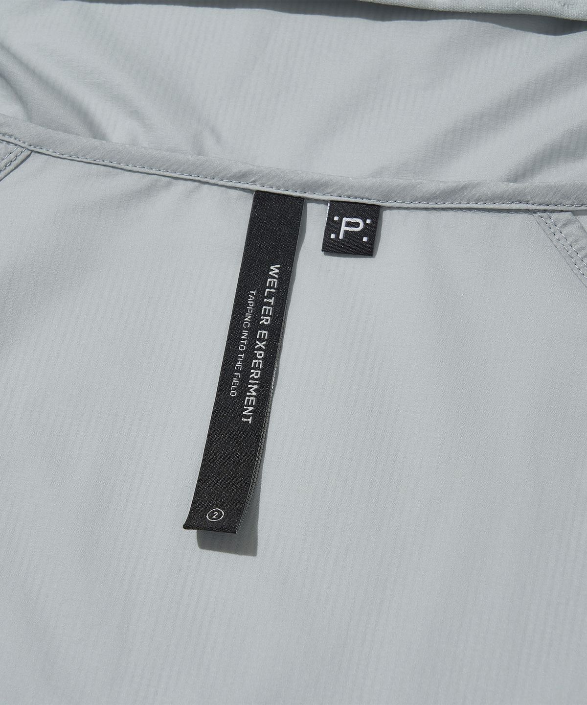 웰터 익스페리먼트(WELTER EXPERIMENT) AIRBACK PERTEX LIGHT WINDBREAKER JACKET_LIGHT GRAY
