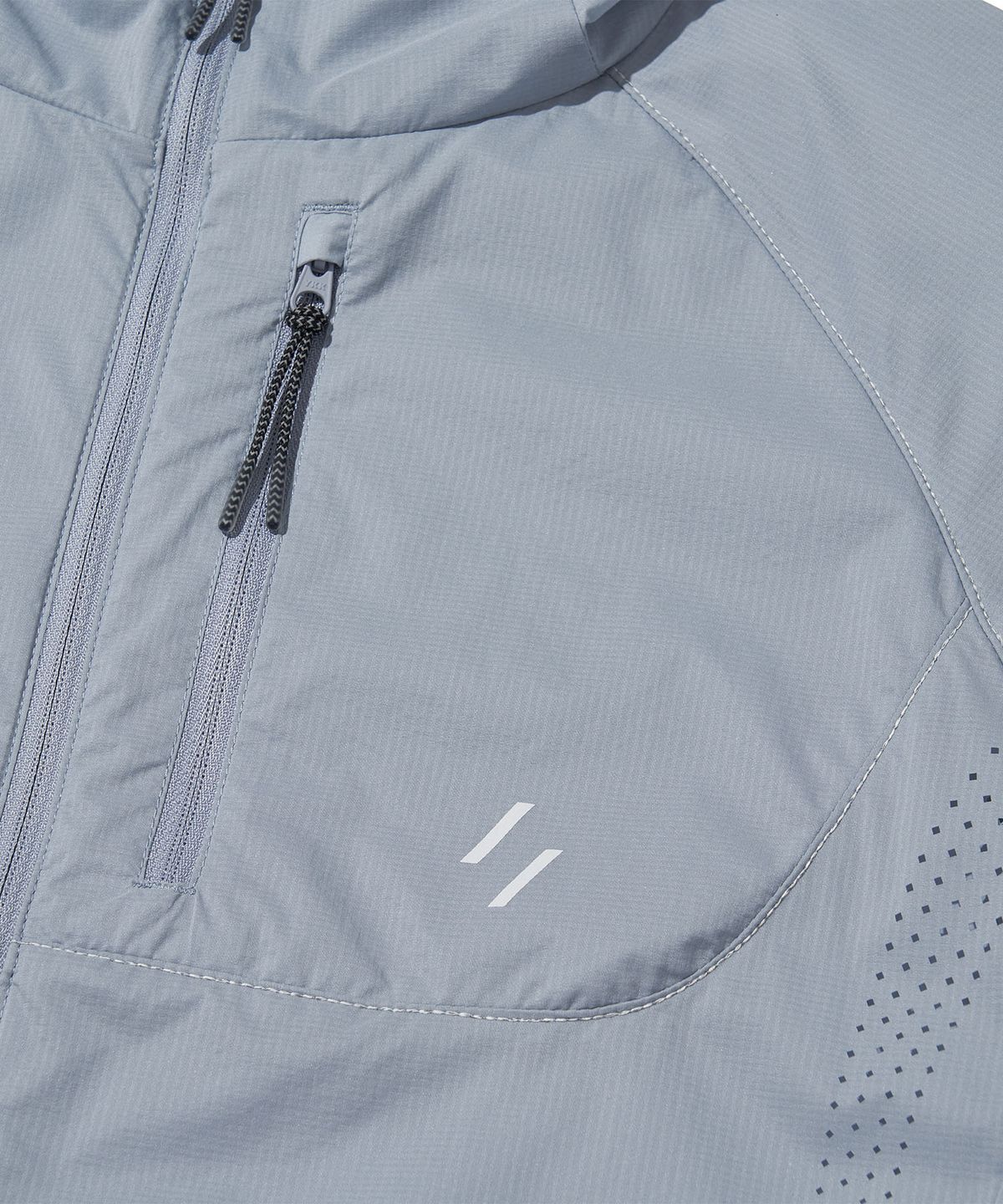 웰터 익스페리먼트(WELTER EXPERIMENT) AIRBACK PERTEX LIGHT WINDBREAKER JACKET_SKY BLUE