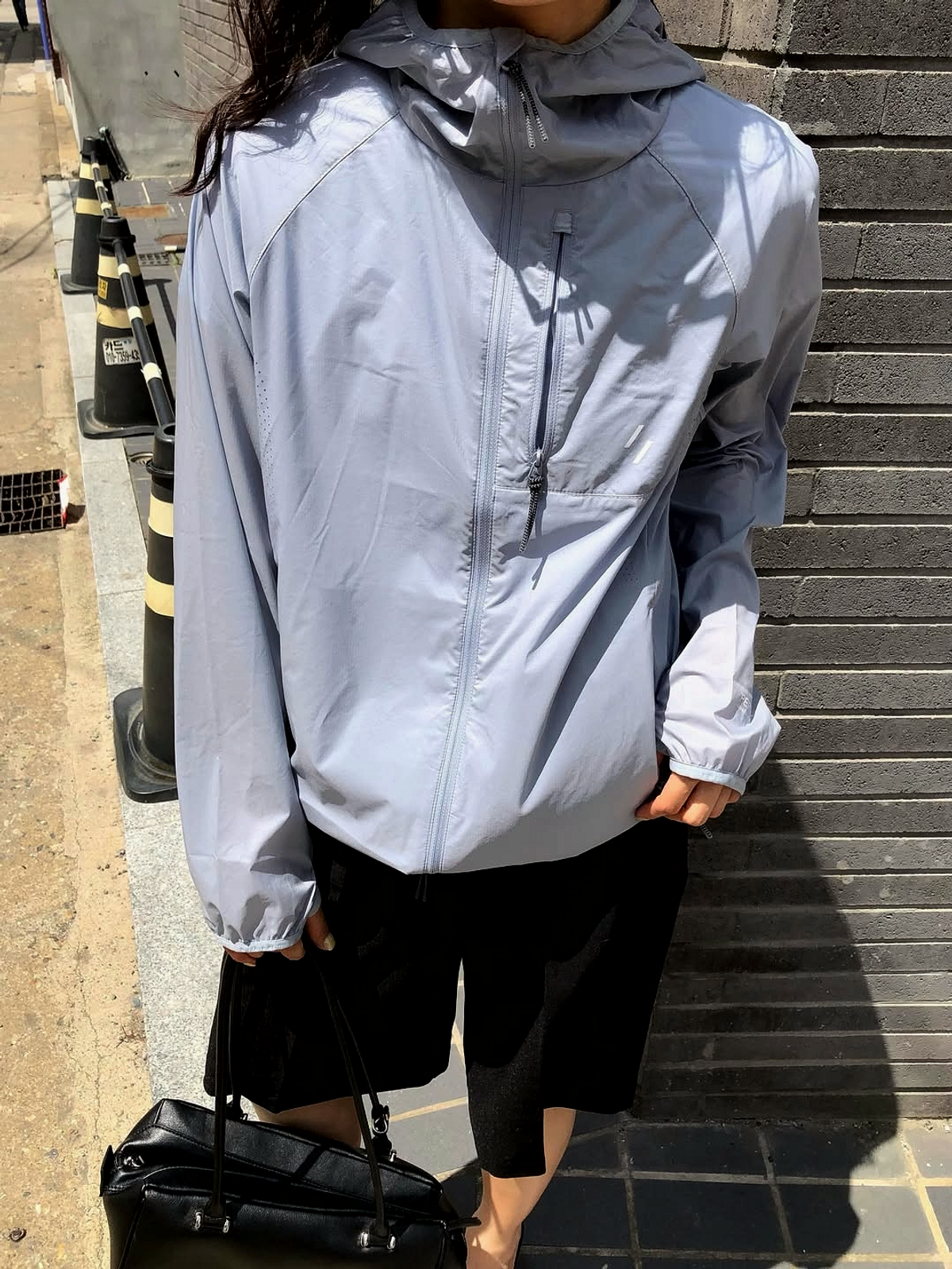 웰터 익스페리먼트(WELTER EXPERIMENT) AIRBACK PERTEX LIGHT WINDBREAKER JACKET_SKY BLUE