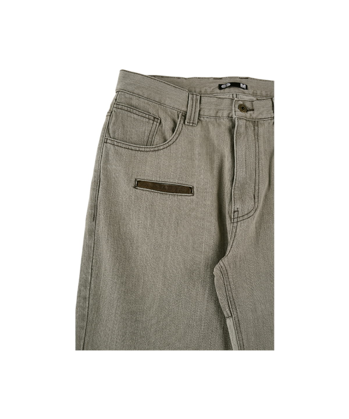 이알티알(ERTR) Dont Panic Denim Pants Sand