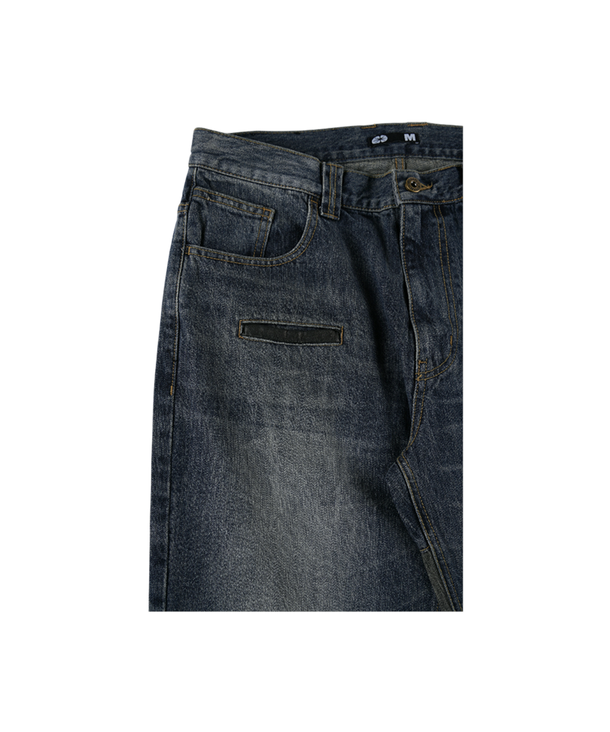 이알티알(ERTR) Dont Panic Denim Pants Dark Blue