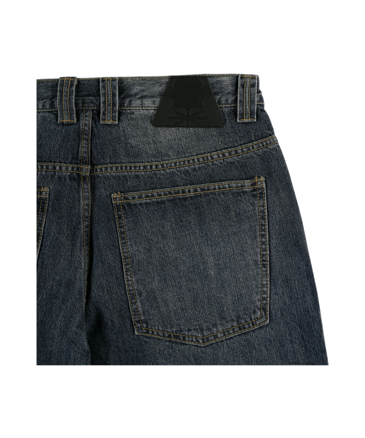 이알티알(ERTR) Dont Panic Denim Pants Dark Blue
