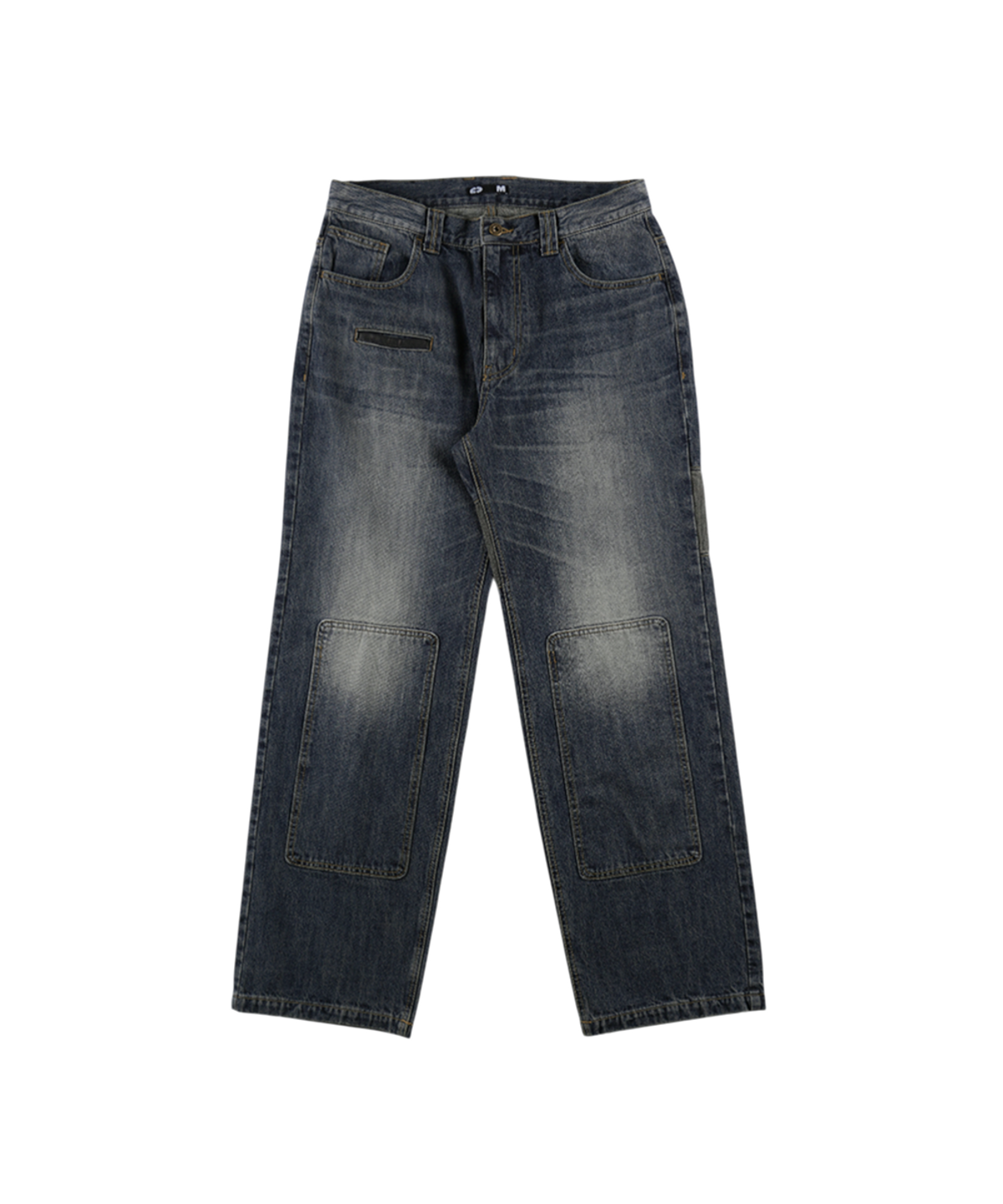 이알티알(ERTR) Dont Panic Denim Pants Dark Blue