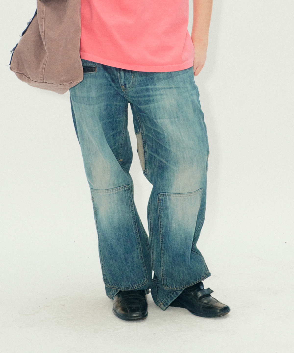 이알티알(ERTR) Dont Panic Denim Pants Dark Blue