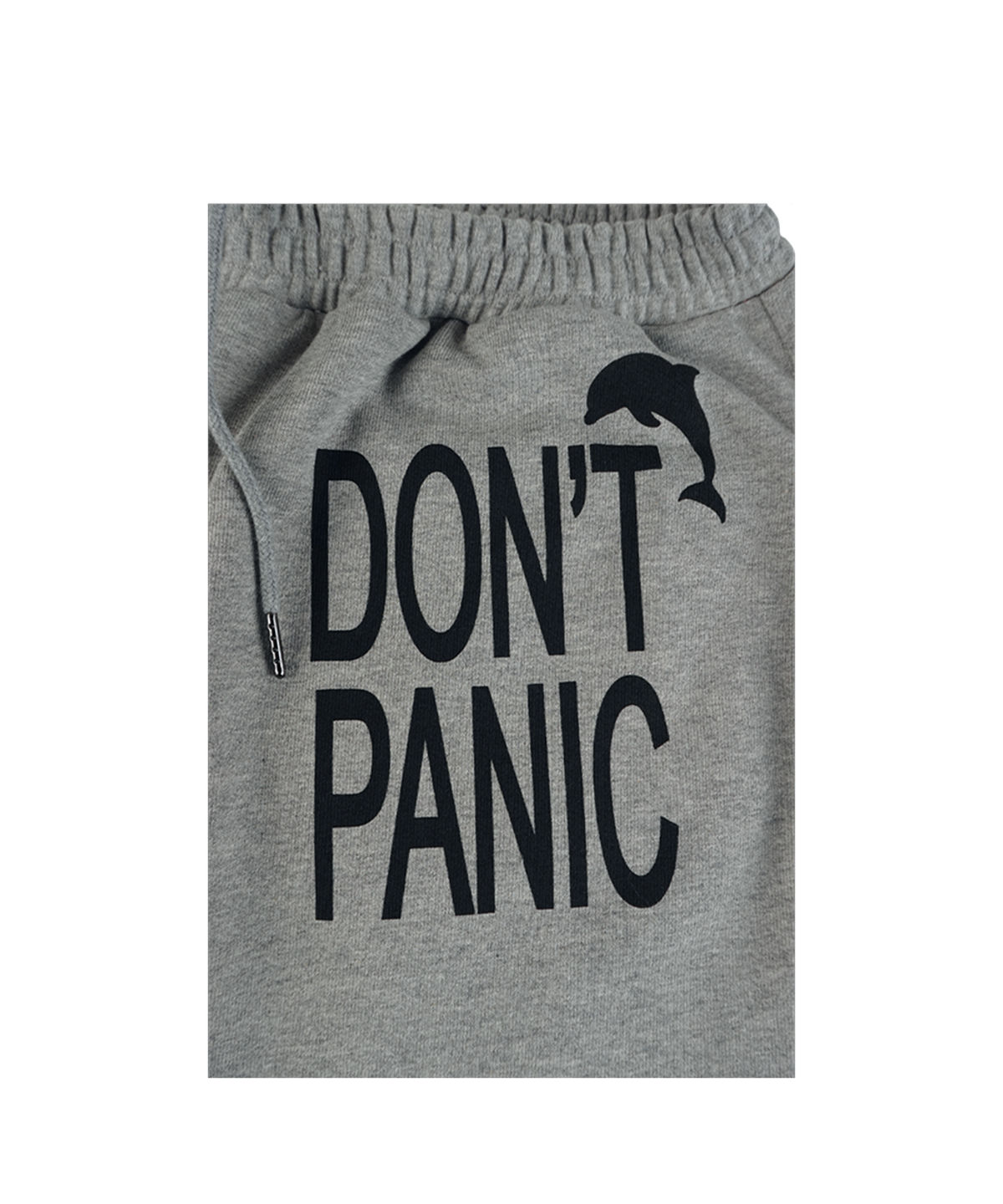이알티알(ERTR) Dont Panic Dolphin Jogger Pants Melange Grey