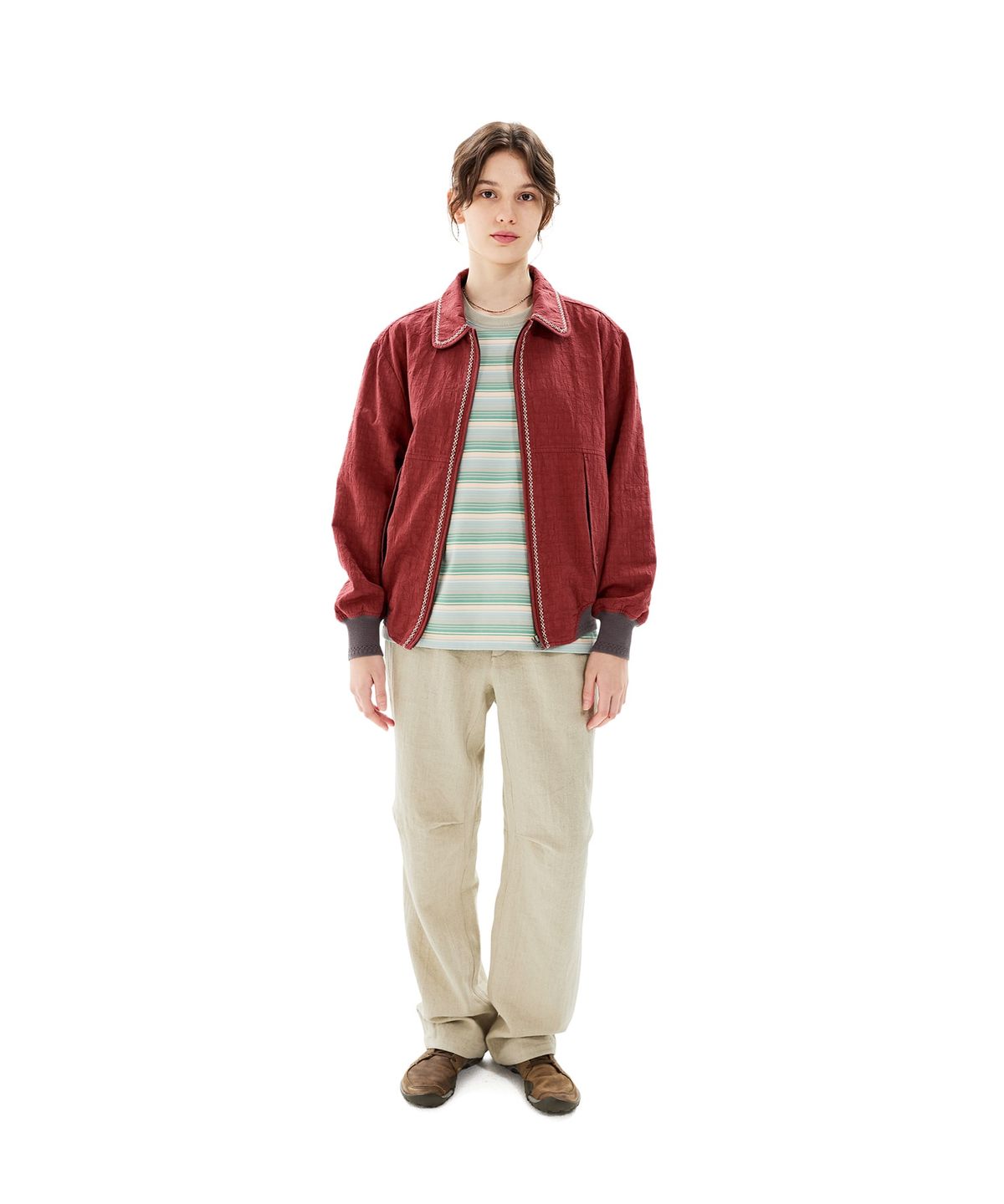 썬러브투어(SUNLOVETOUR) Rough Swing Jacket Khaki