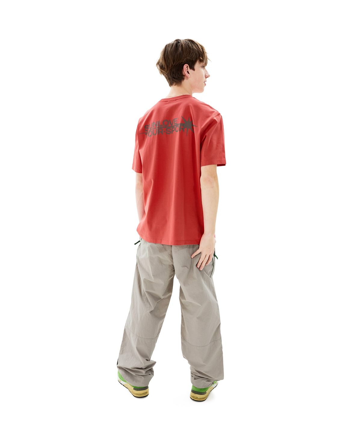 썬러브투어(SUNLOVETOUR) Crescent Track Pants Navy