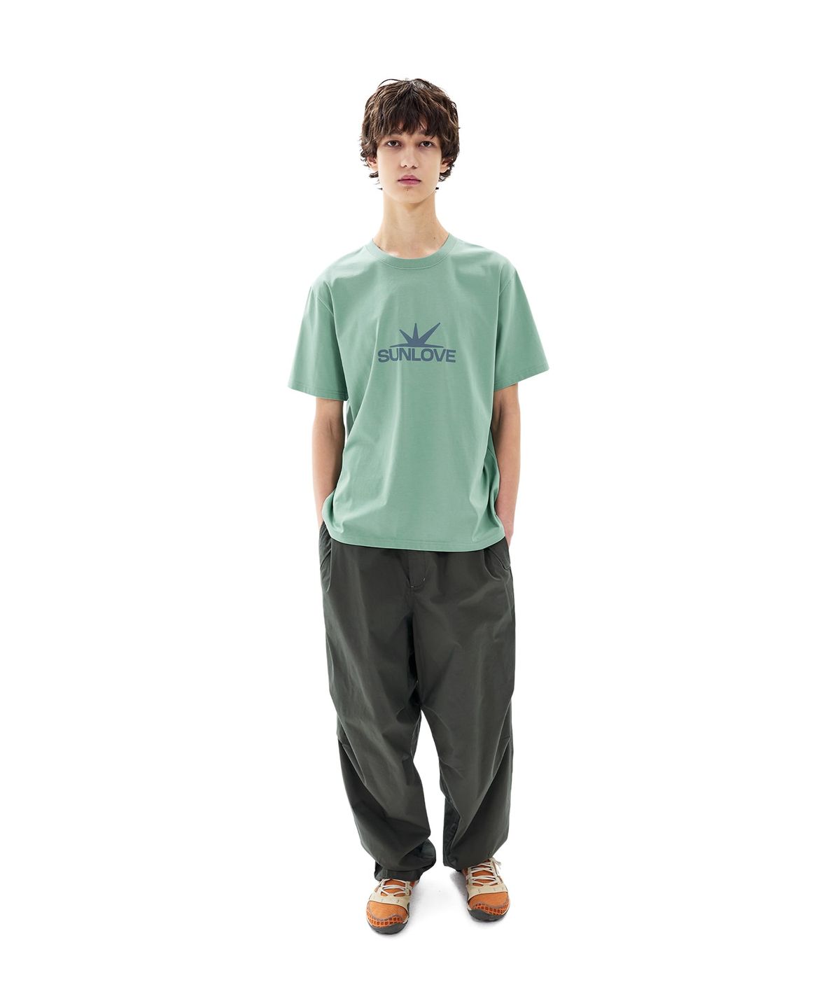 썬러브투어(SUNLOVETOUR) Daybreak Logo Tee Green