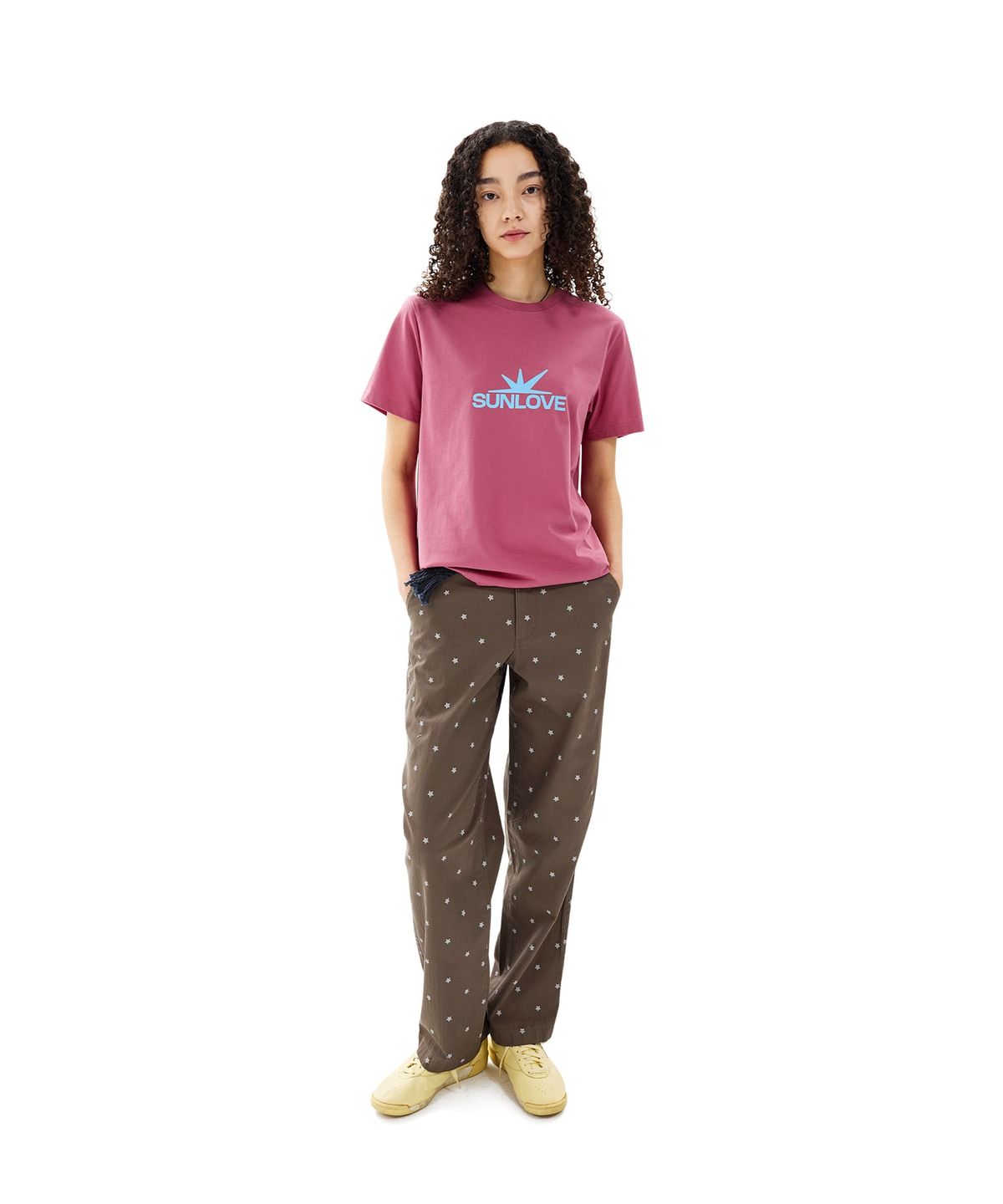 썬러브투어(SUNLOVETOUR) Daybreak Logo Tee Pink