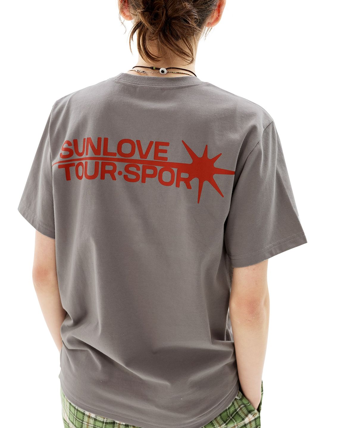 썬러브투어(SUNLOVETOUR) Flash Logo Tee Grey