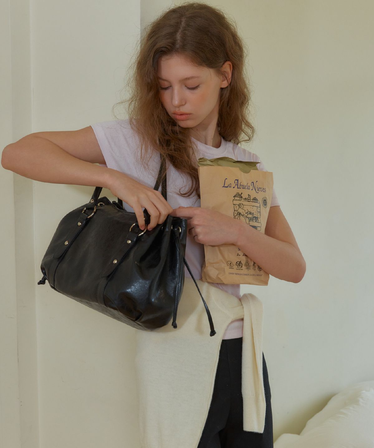 아노에틱(ANOETIC) ANC BUCKET TOTE BAG_BLACK