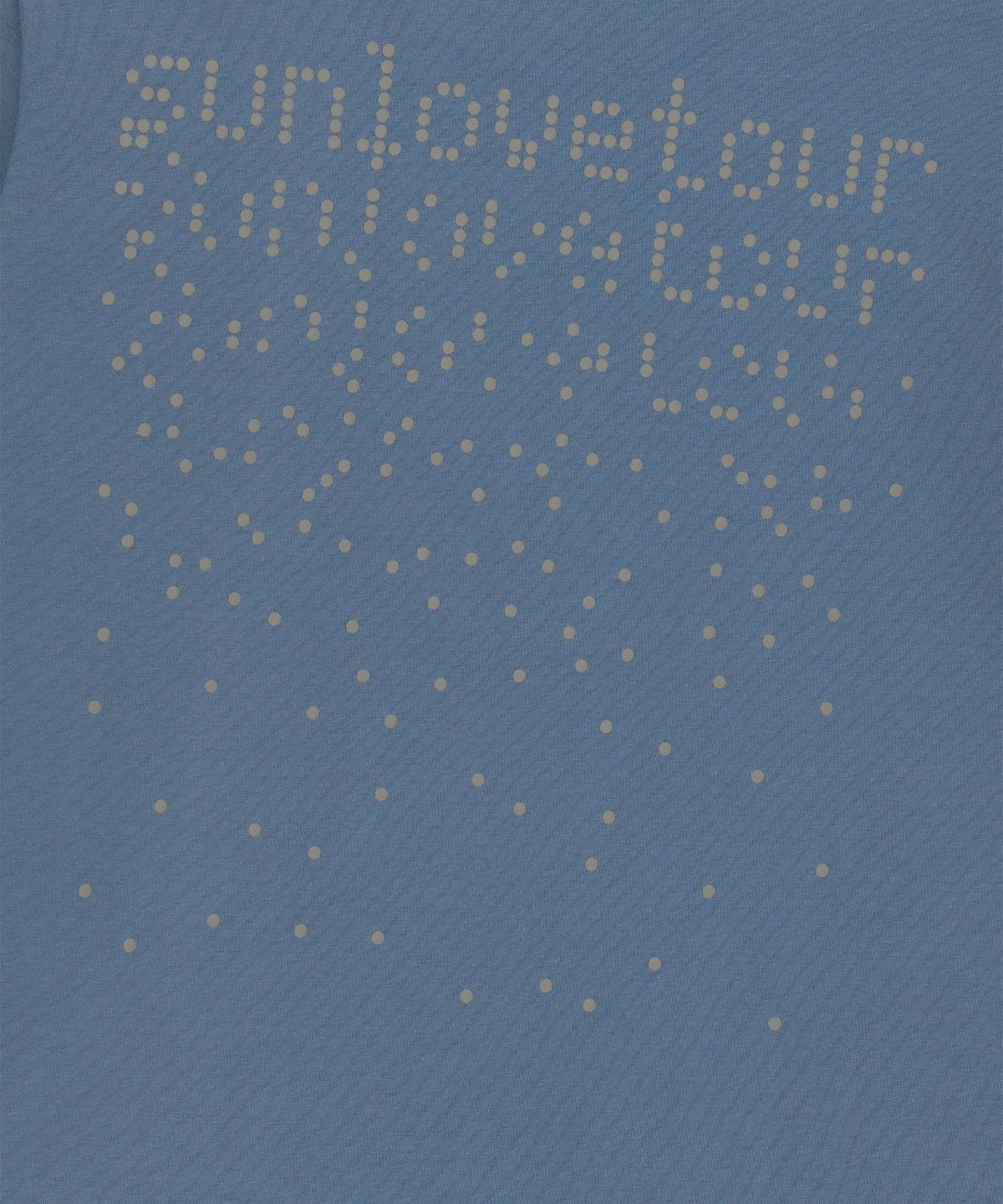썬러브투어(SUNLOVETOUR) Dots Ringer Tee Blue