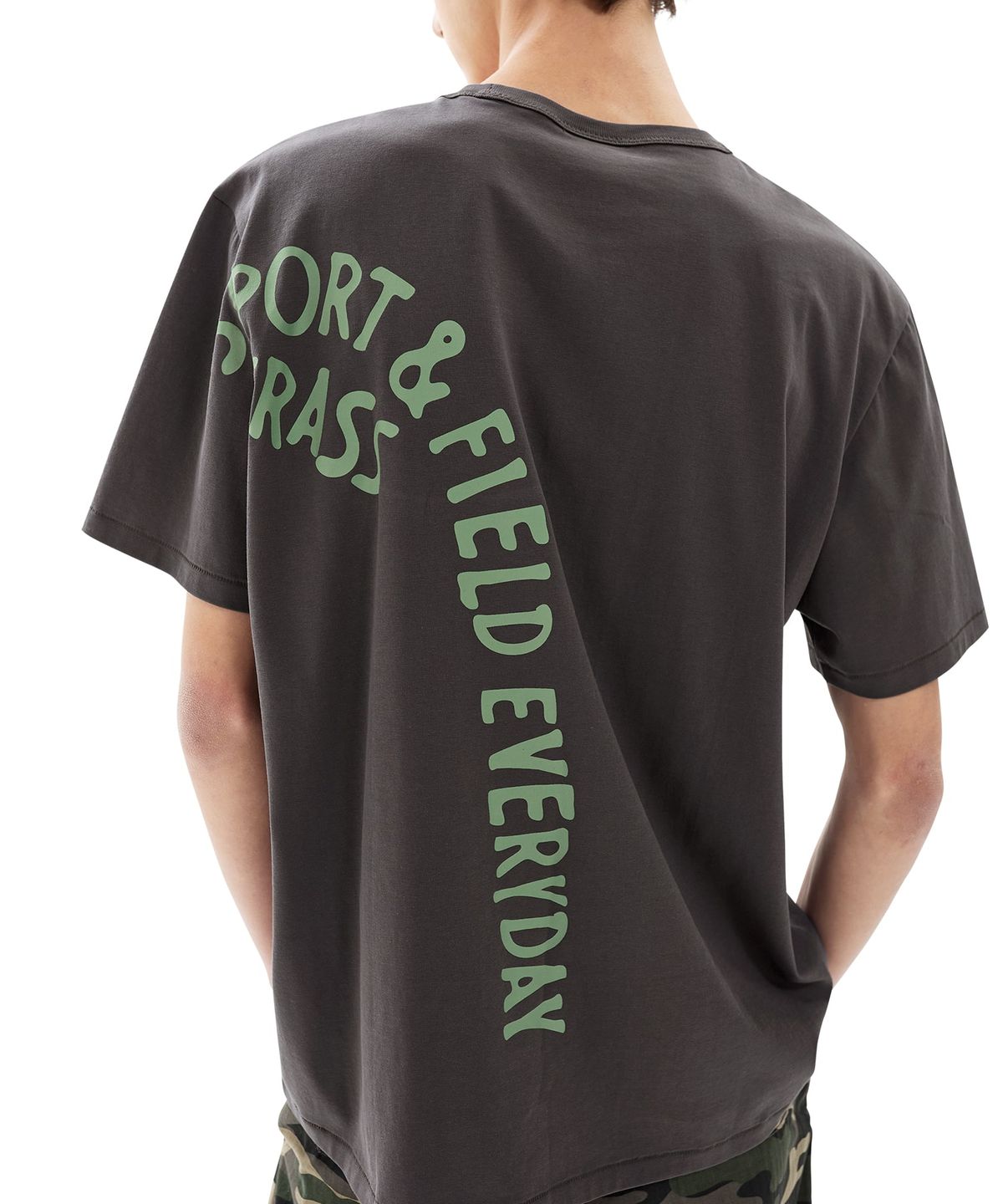 썬러브투어(SUNLOVETOUR) Arc Text Tee Rose