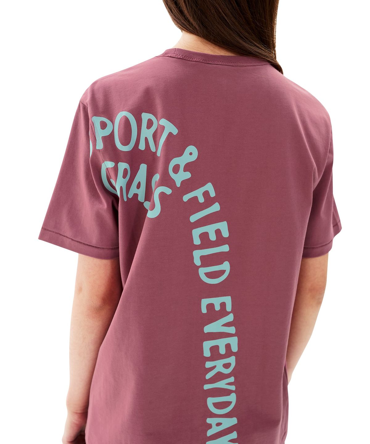 썬러브투어(SUNLOVETOUR) Arc Text Tee Rose