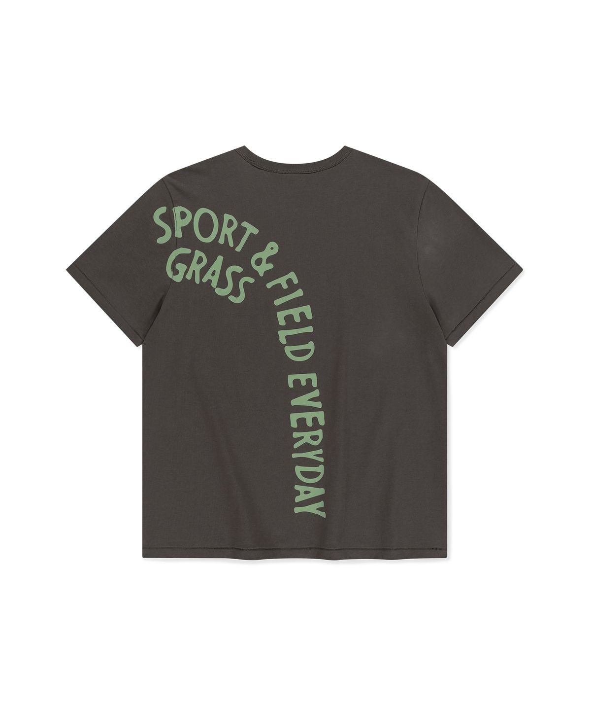 썬러브투어(SUNLOVETOUR) Arc Text Tee Charcoal