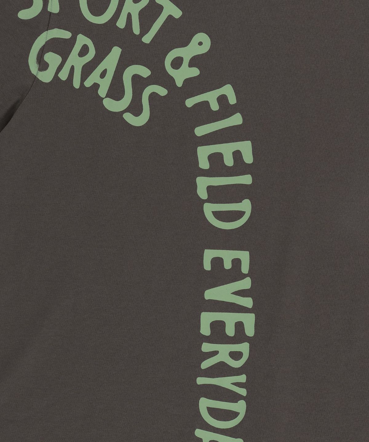 썬러브투어(SUNLOVETOUR) Arc Text Tee Charcoal