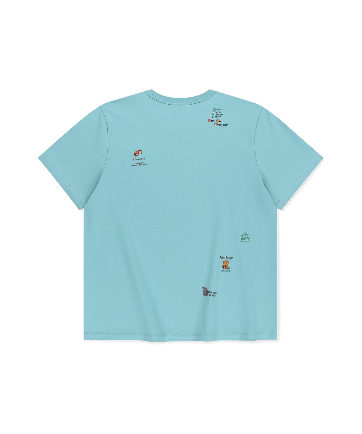 썬러브투어(SUNLOVETOUR) Collage Tee Light Blue