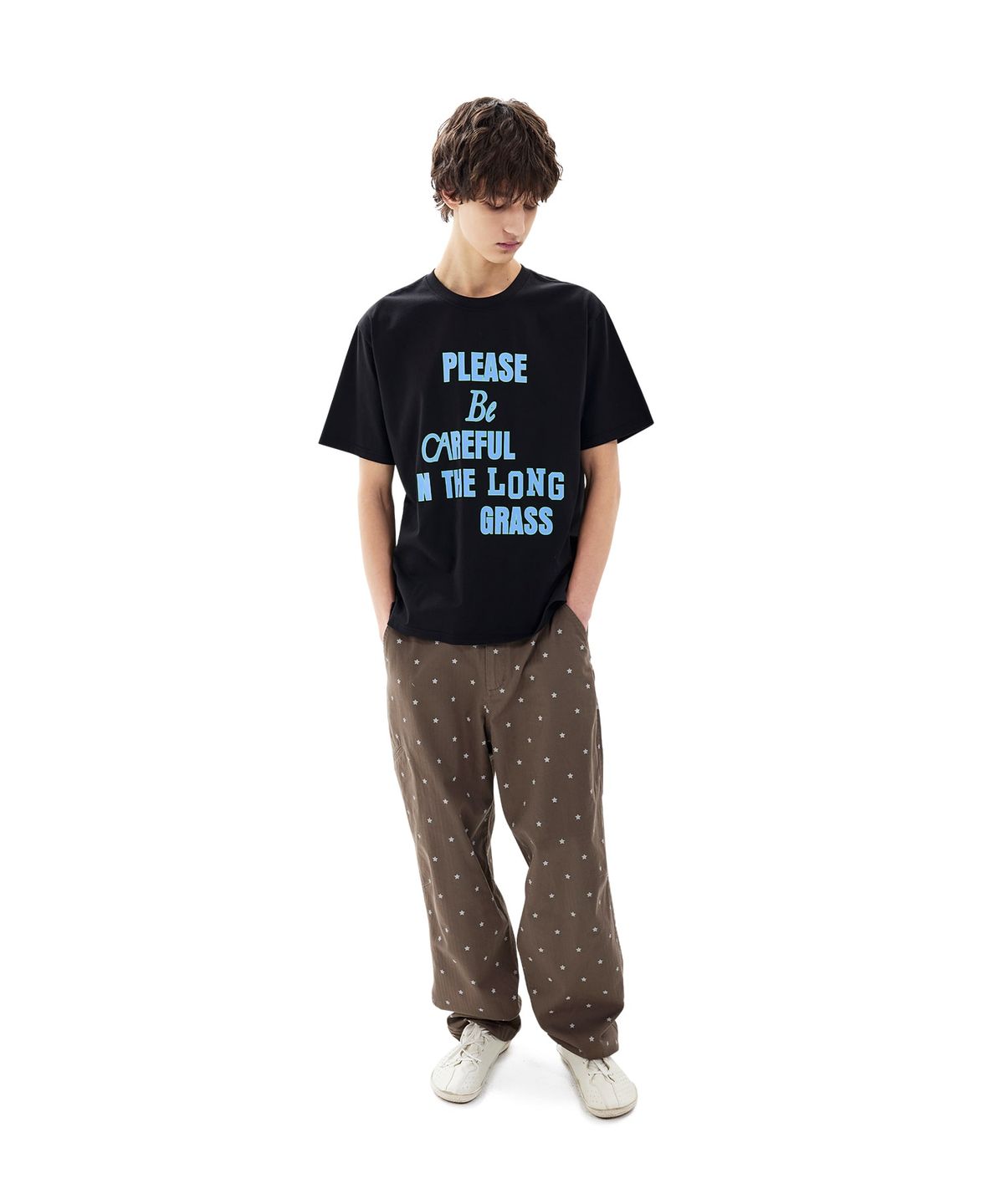 썬러브투어(SUNLOVETOUR) Rough Sign Tee Black