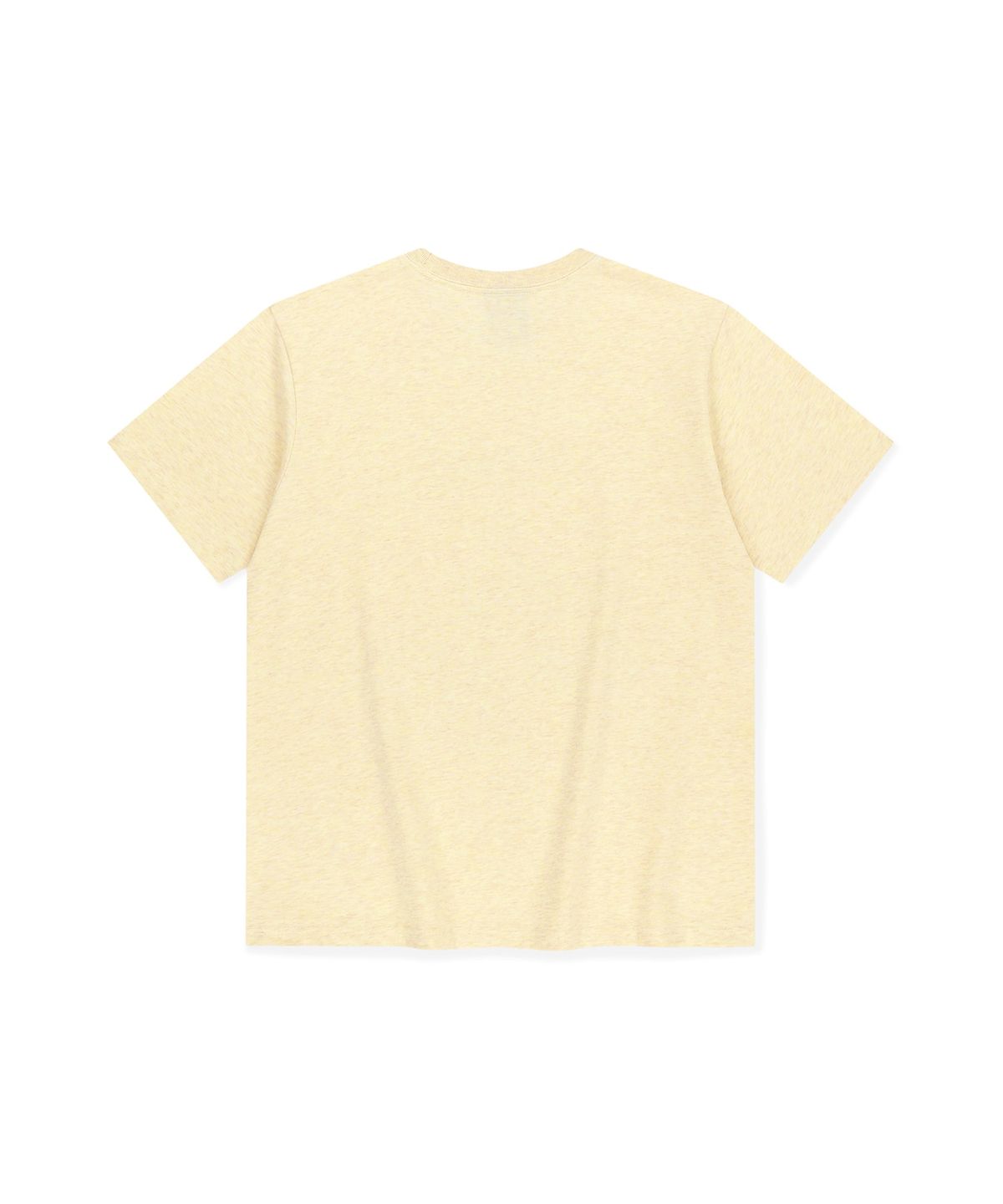 썬러브투어(SUNLOVETOUR) Rough Sign Tee Heather Yellow