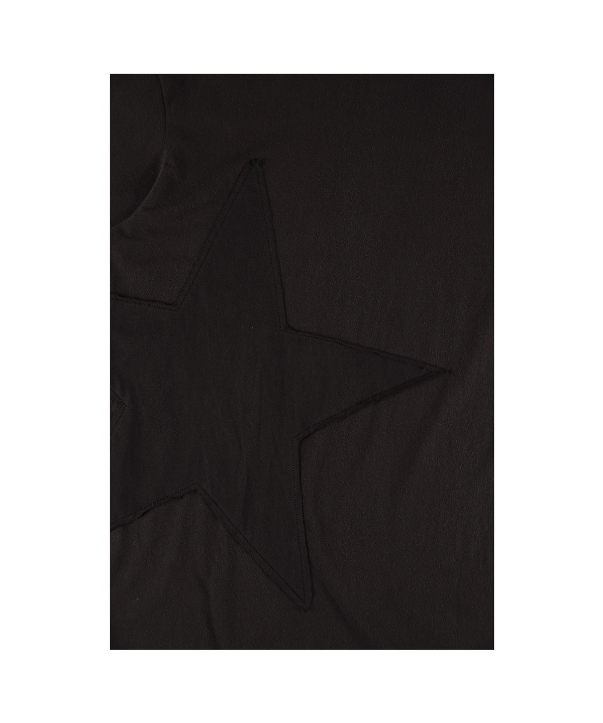 이알티알(ERTR) Star Applique T-Shirt Charcoal