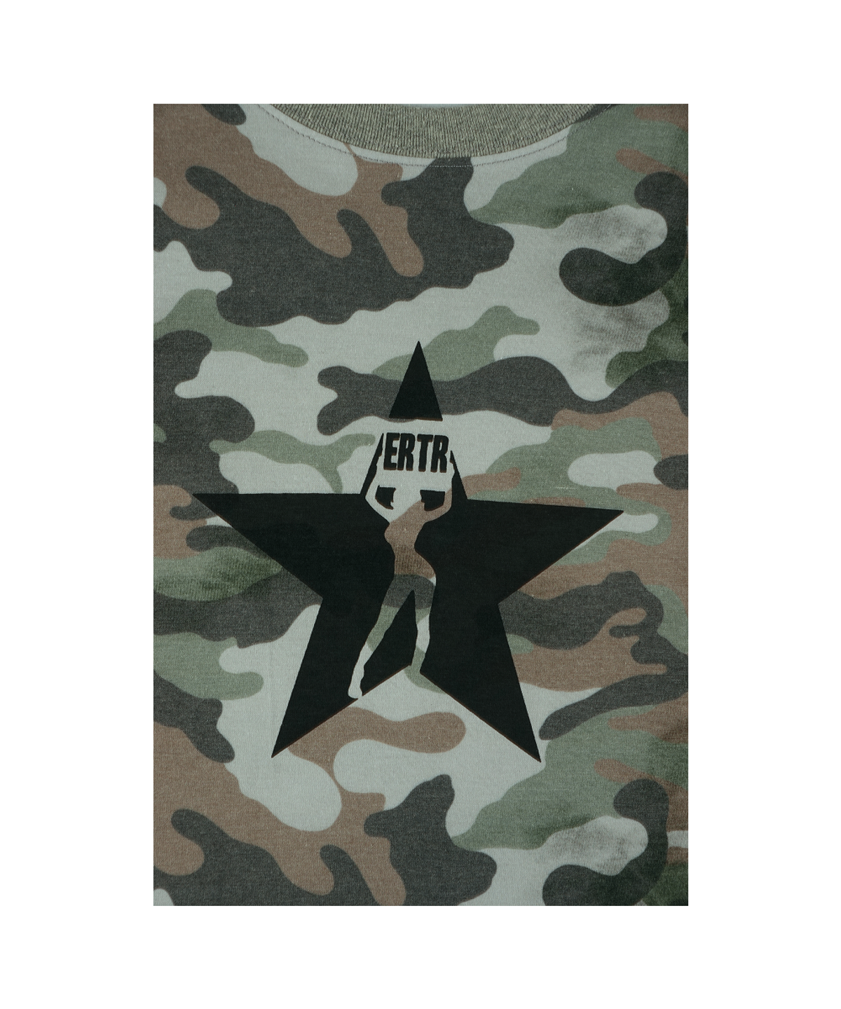 이알티알(ERTR) Star Picket Girl T-Shirt Camo