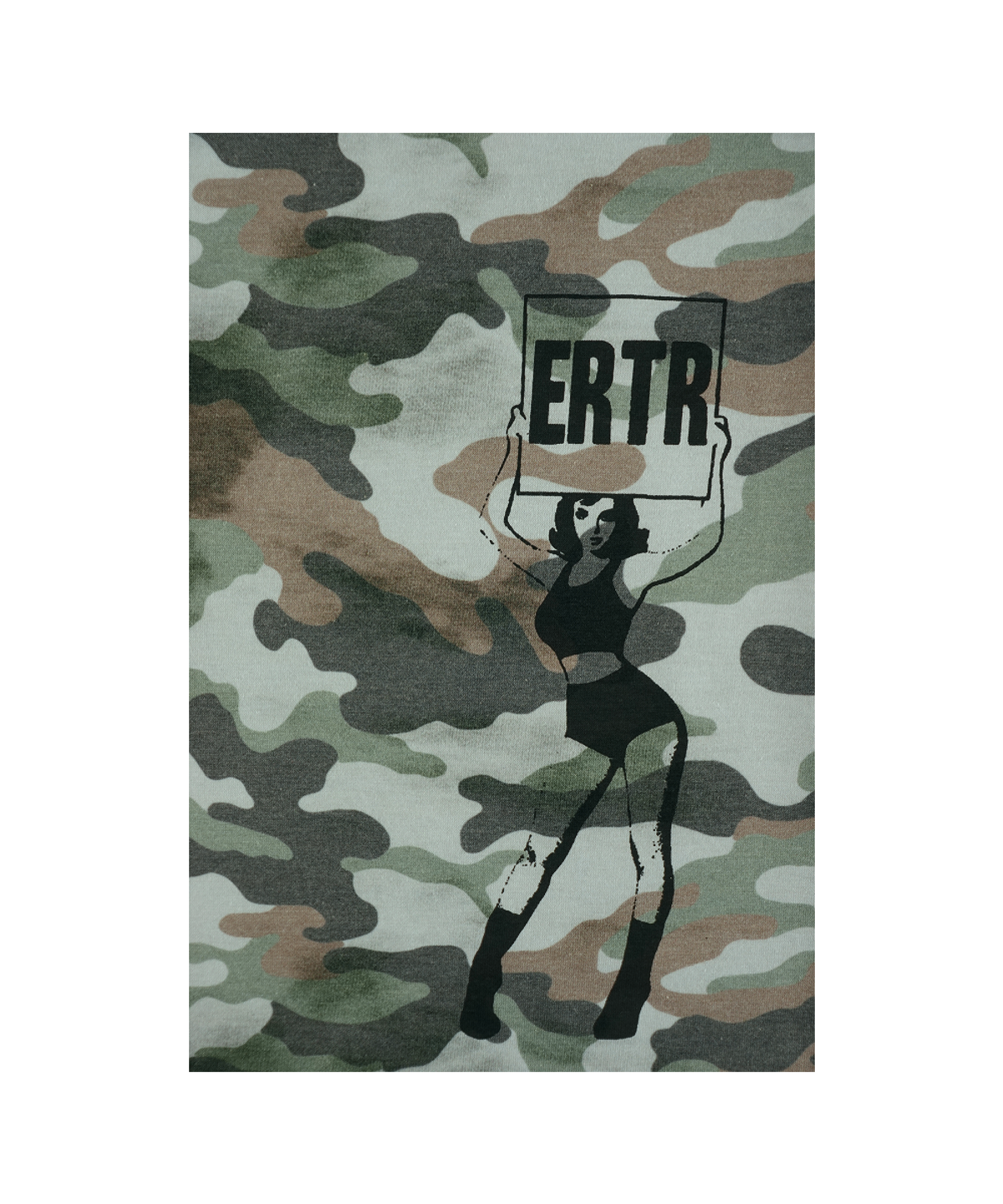 이알티알(ERTR) Star Picket Girl T-Shirt Camo