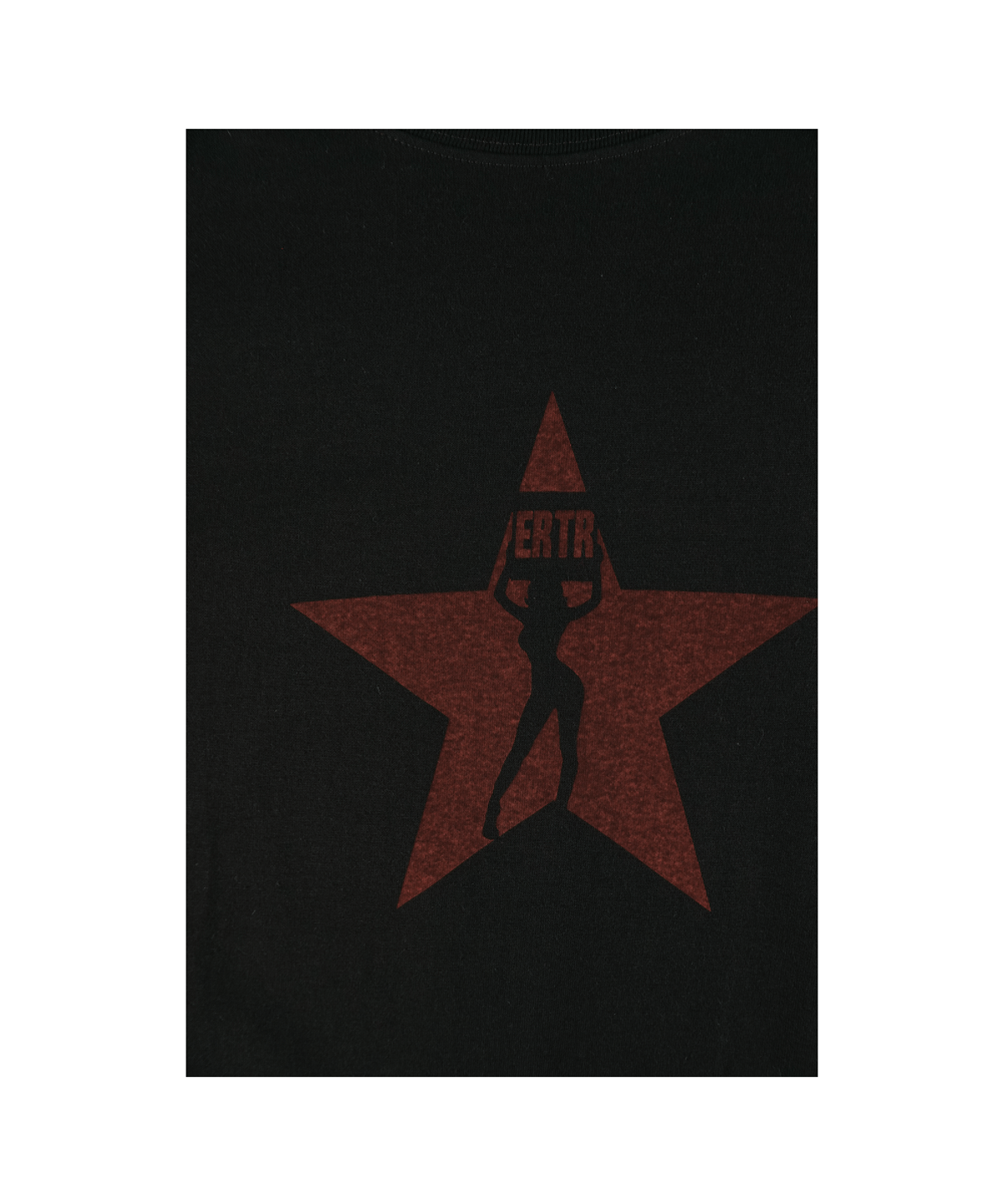 이알티알(ERTR) Star Picket Girl T-Shirt Black