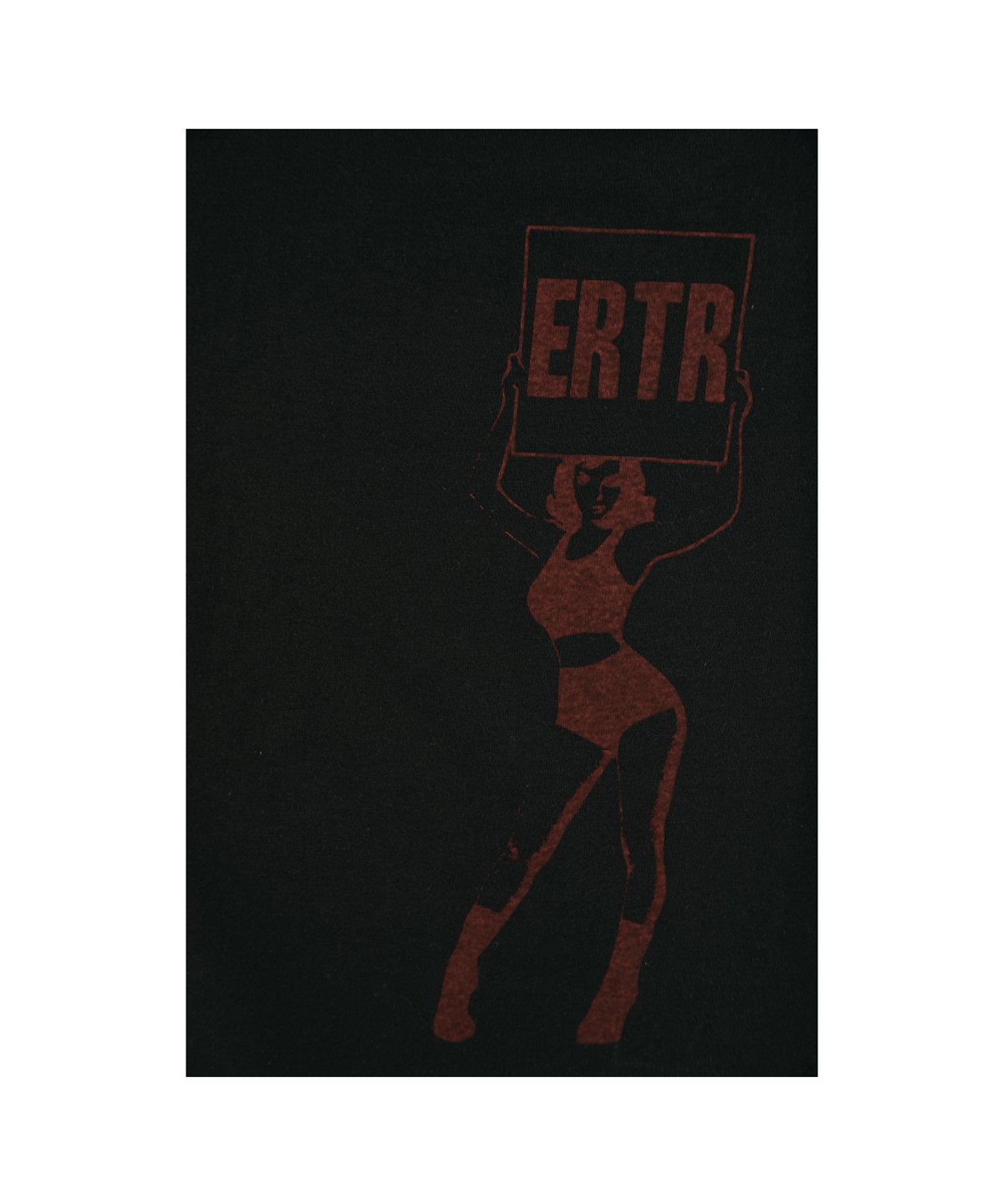 이알티알(ERTR) Star Picket Girl T-Shirt Black