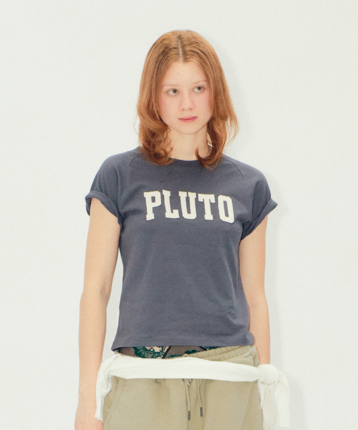 이알티알(ERTR) PLUTO Applique T-Shirt Navy